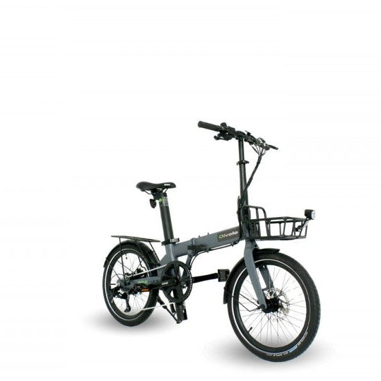 Qivelo Foldflex – Mat Grijs – 540Wh – Elektrische Vouwfiets - AE-trading
