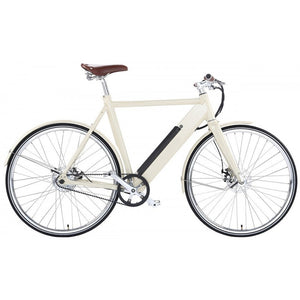 Qivelo Retro – Wit – Elektrische Fiets – Lichtgewicht 15kg – 504Wh intube accu – Riemaandrijving - AE-trading