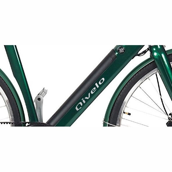 Qivelo Retro – Wit – Elektrische Fiets – Lichtgewicht 15kg – 504Wh intube accu – Riemaandrijving - AE-trading