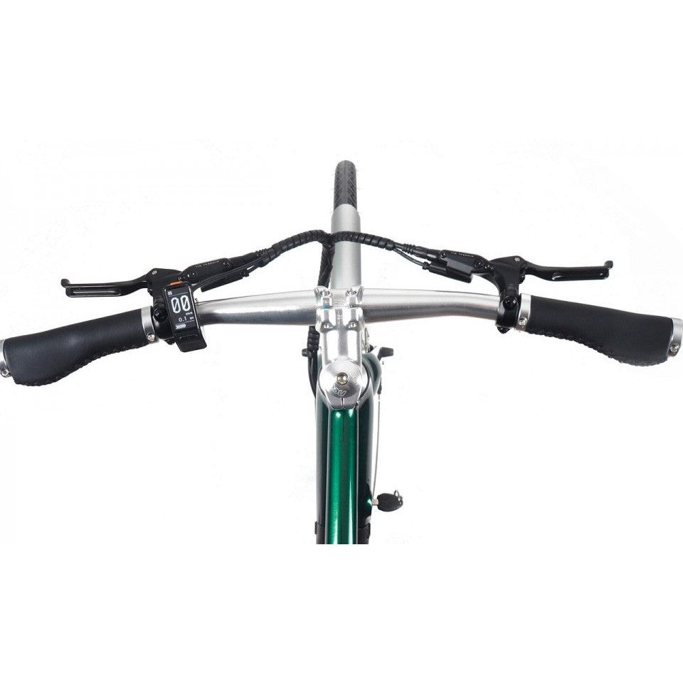 Qivelo Retro – Wit – Elektrische Fiets – Lichtgewicht 15kg – 504Wh intube accu – Riemaandrijving - AE-trading