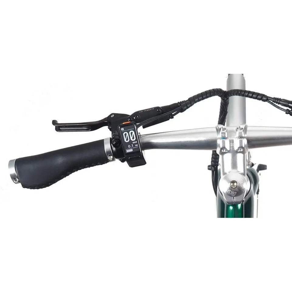 Qivelo Retro – Zwart – Elektrische Fiets – Lichtgewicht 15kg – 504Wh intube accu – Riemaandrijving - AE-trading
