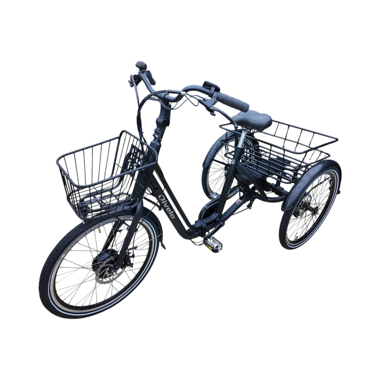 Qivelo Senior Fold – Inklapbare Elektrische Driewieler - Mat Zwart - AE-trading