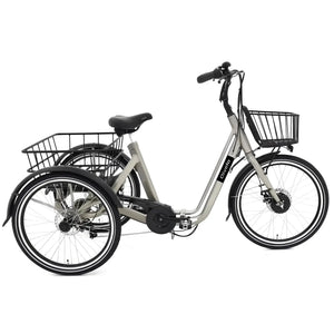 Qivelo Senior Fold – Inklapbare Elektrische Driewieler - Mat Grijs - AE-trading