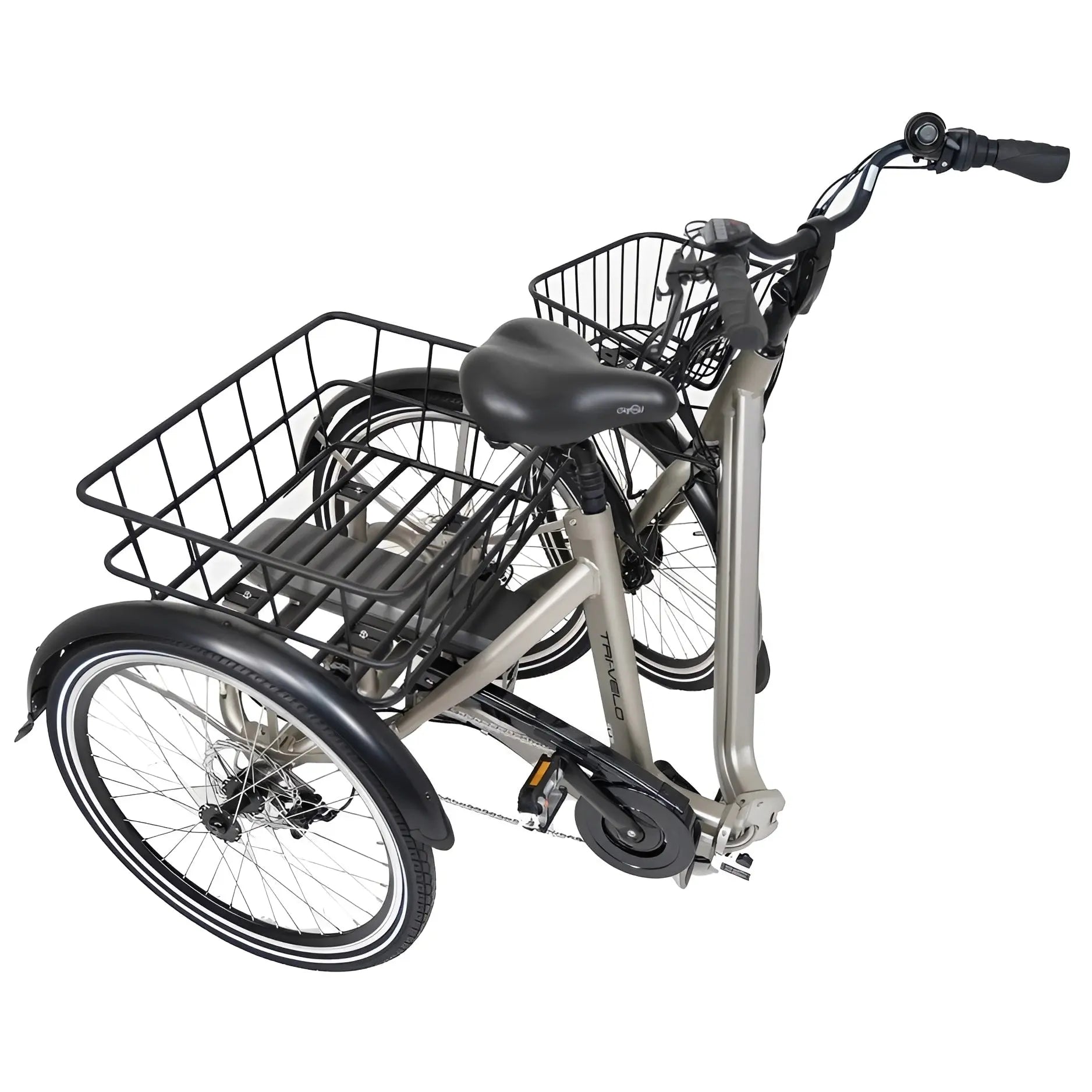 Qivelo Senior Fold – Inklapbare Elektrische Driewieler - Mat Grijs - AE-trading