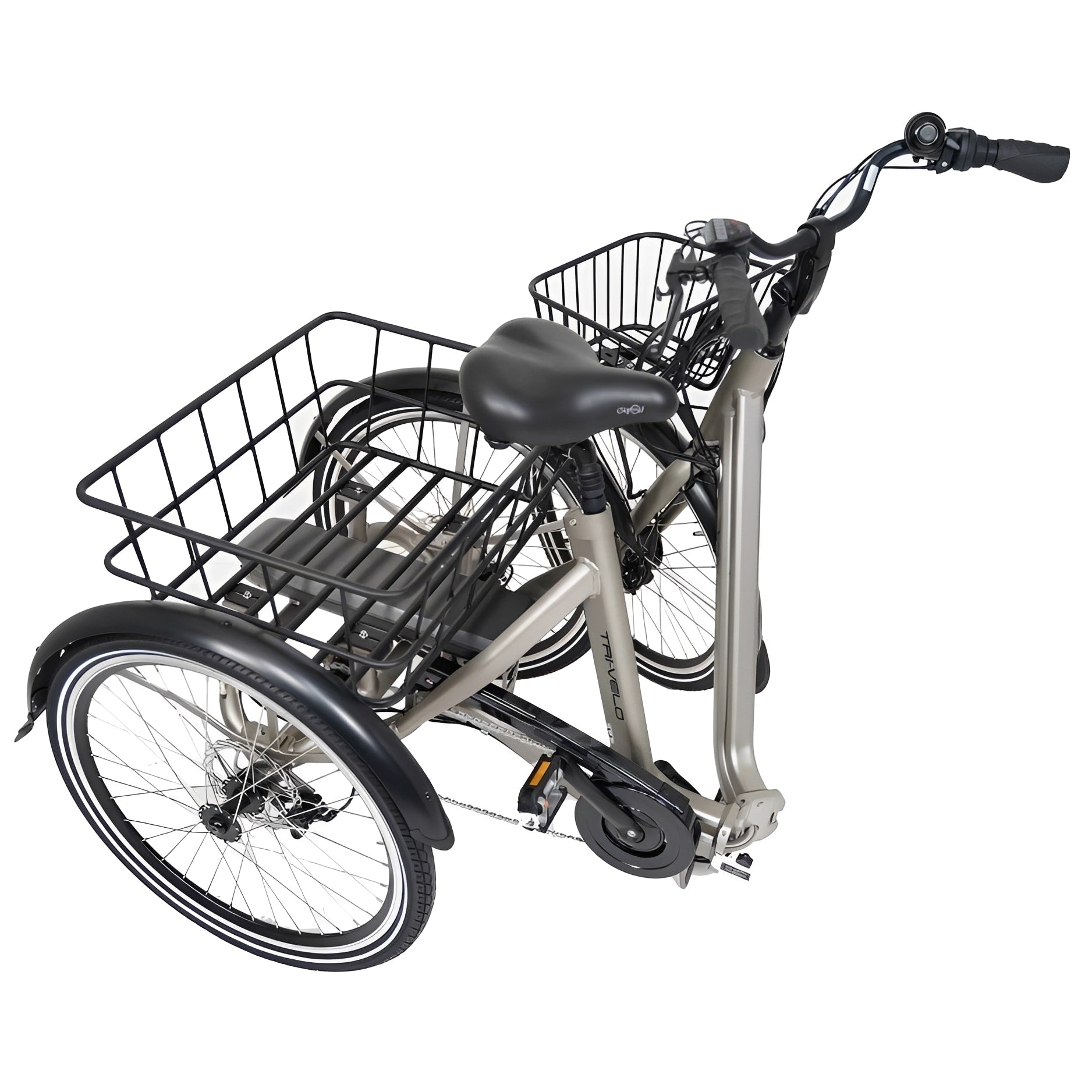 Qivelo Senior Fold – Mat Grijs – 468Wh – Inklapbare Elektrische Driewieler - AE-trading