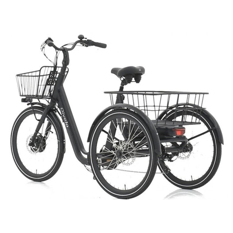 Qivelo Senior Fold – Mat Zwart – 468Wh – Inklapbare Elektrische Driewieler - AE-trading