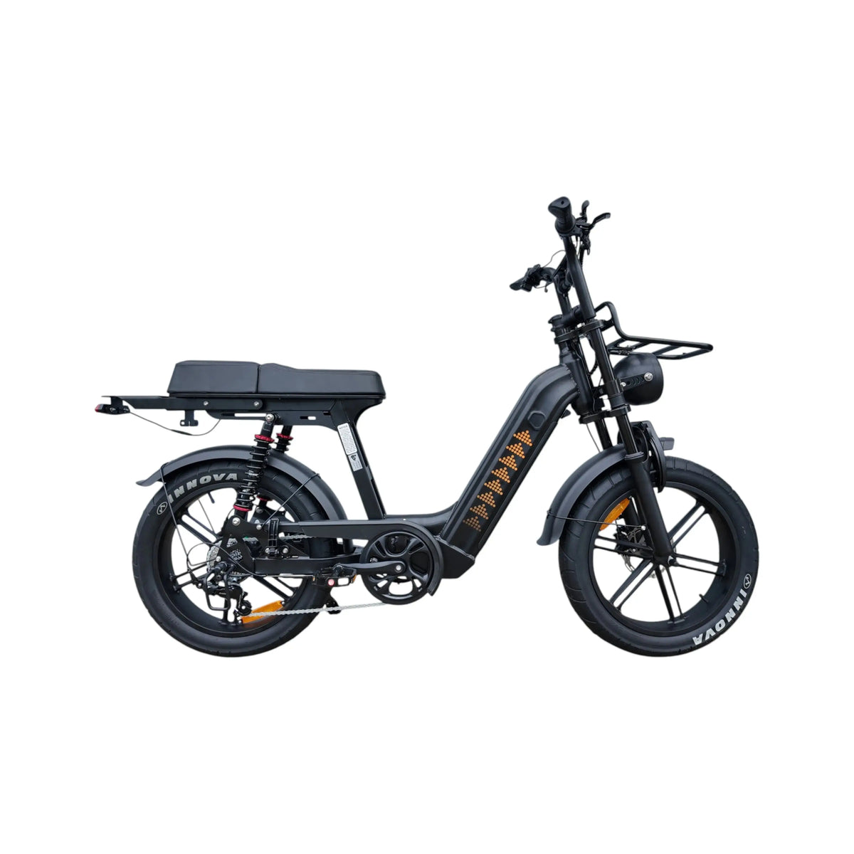 QmWheel D50 Fatbike - Zwart - AE-trading