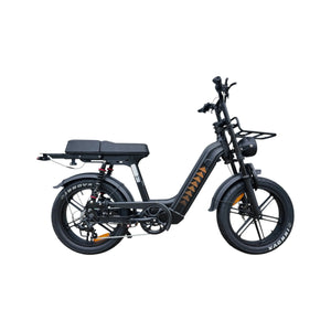 QmWheel D50 Fatbike - Zwart - AE-trading