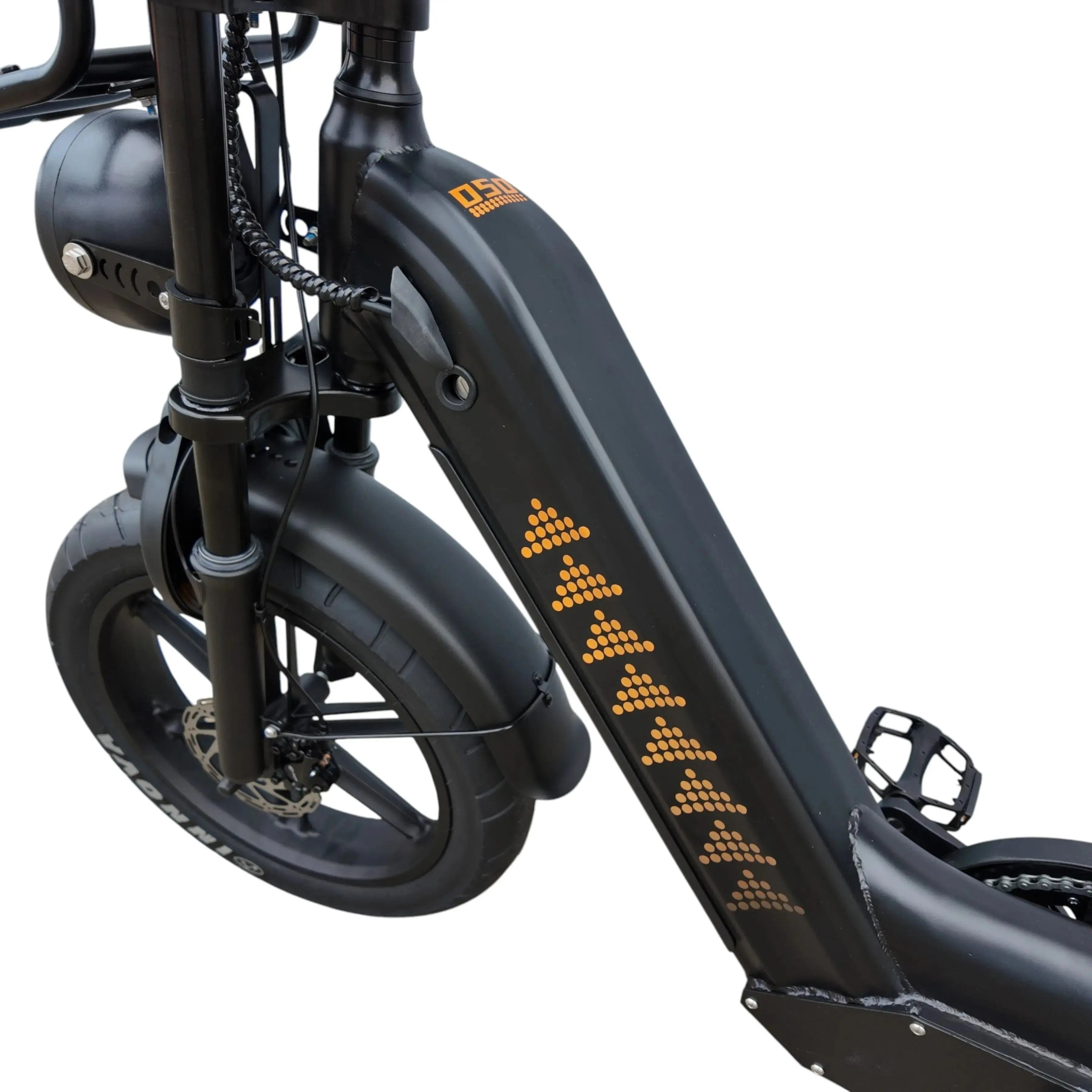 QmWheel D50 Fatbike - Zwart - AE-trading