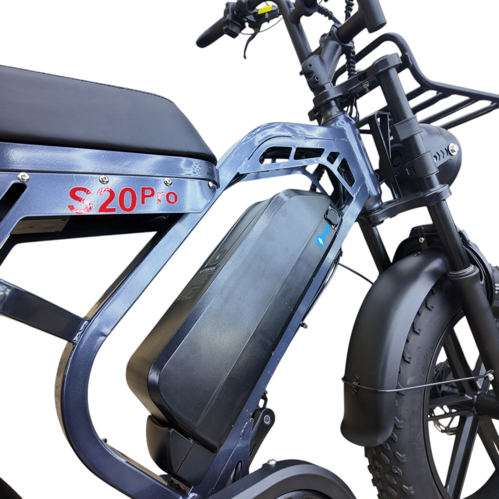 QmWheel S20 Pro Fatbike - Donker Grijs - Inclusief Accessoires - AE-trading