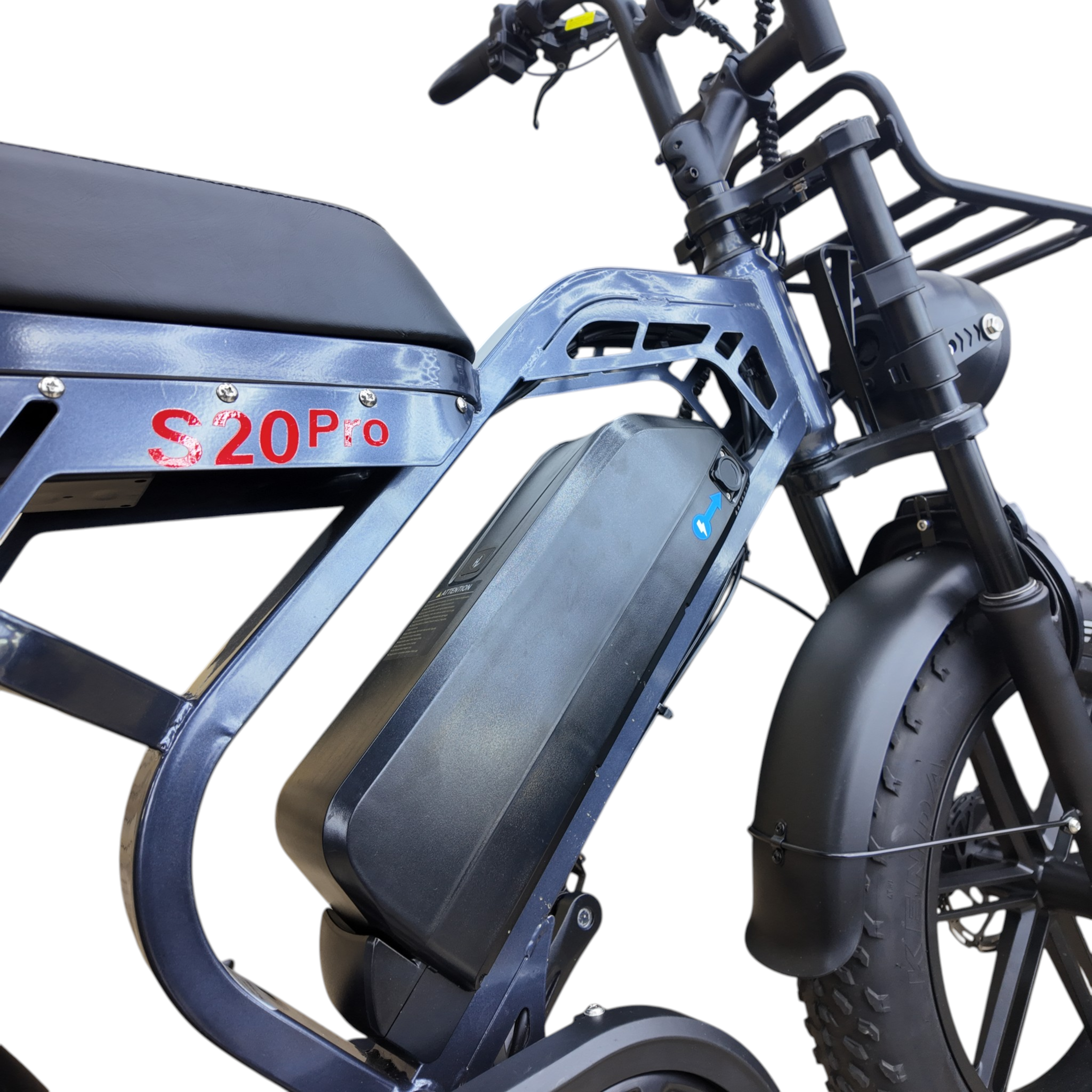 QmWheel S20 Pro Fatbike - Donker Grijs - Inclusief Accessoires - AE-trading