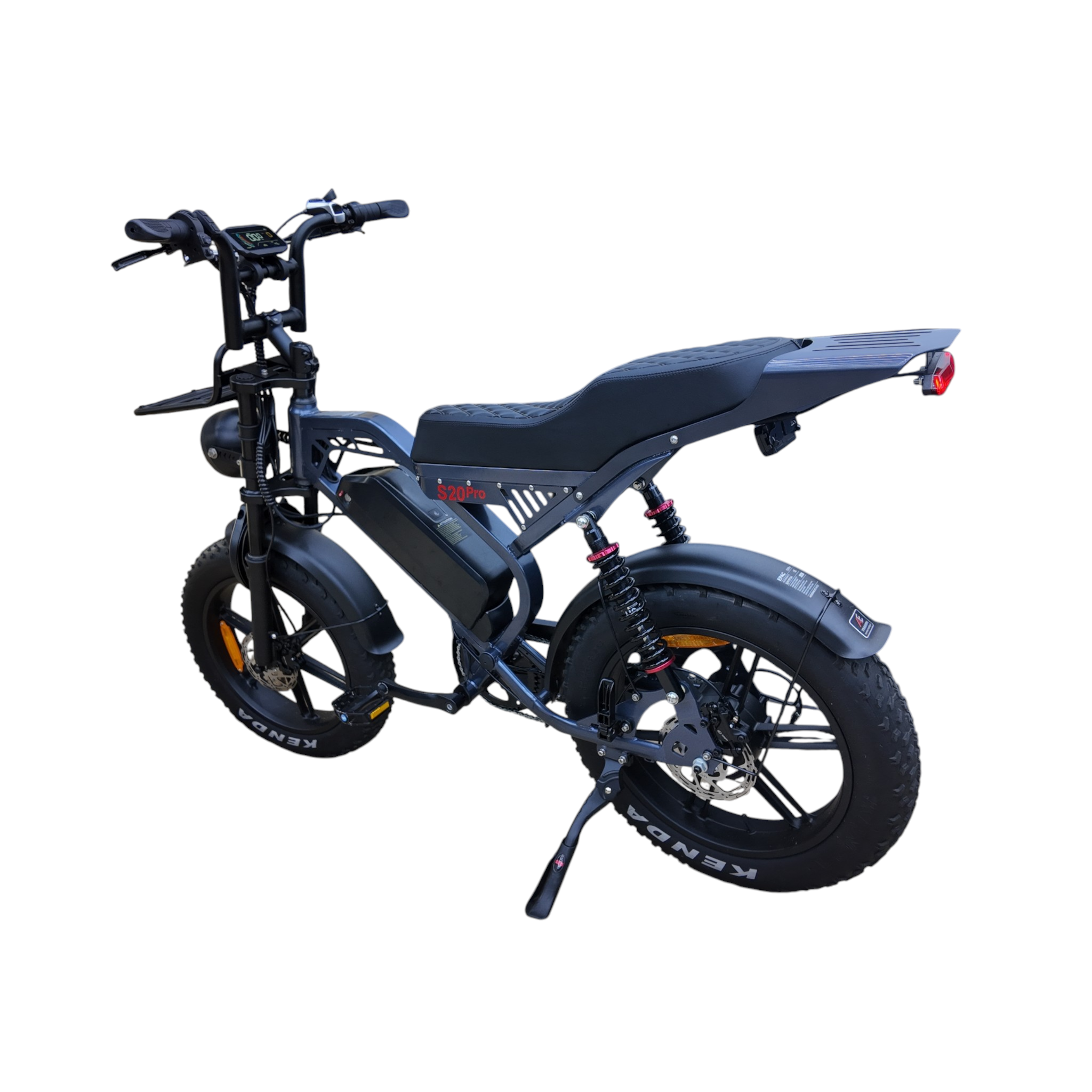 QmWheel S20 Pro Fatbike - Donker Grijs - Inclusief Accessoires - AE-trading