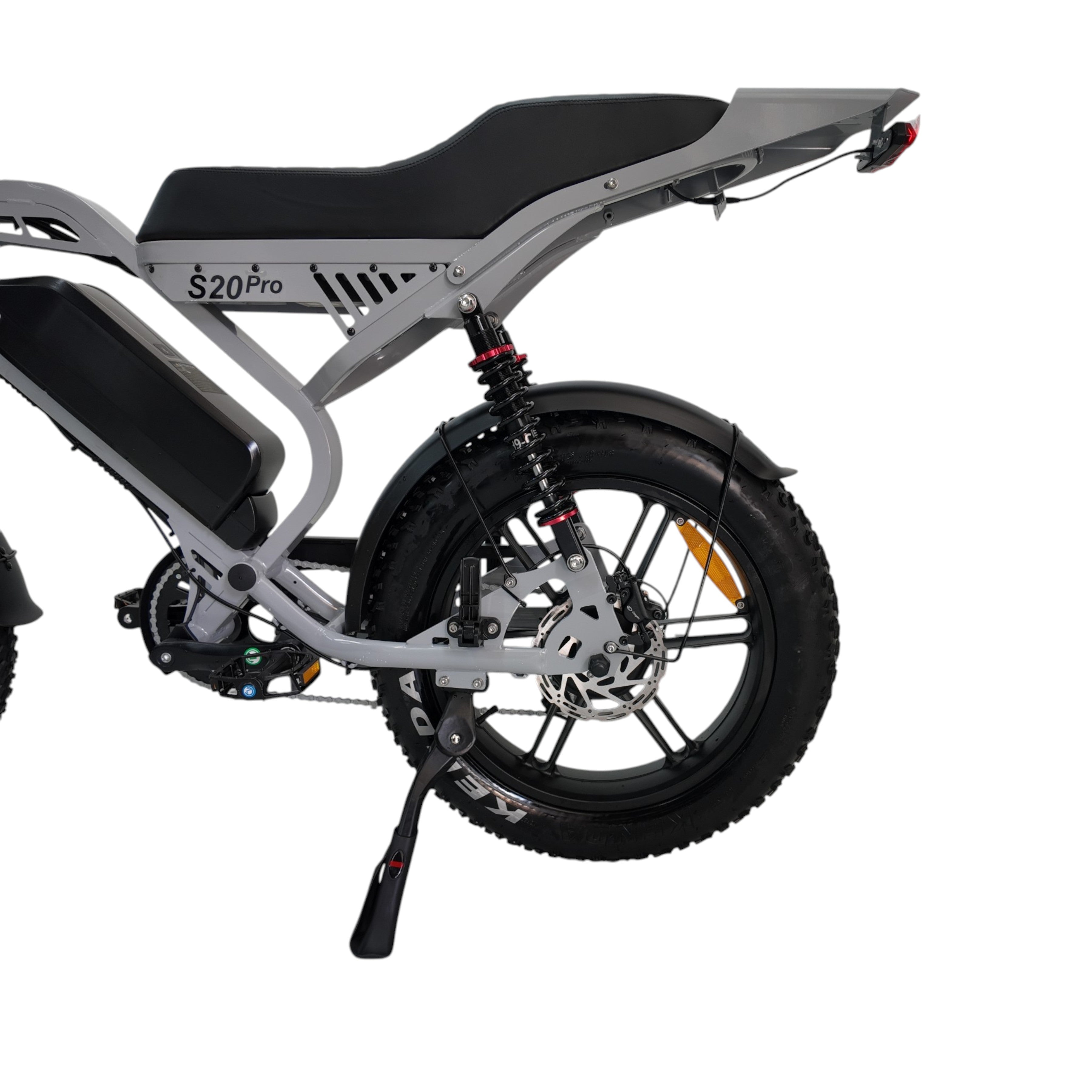 QmWheel S20 Pro Fatbike - Nardo Grijs - Inclusief Accessoires - AE-trading
