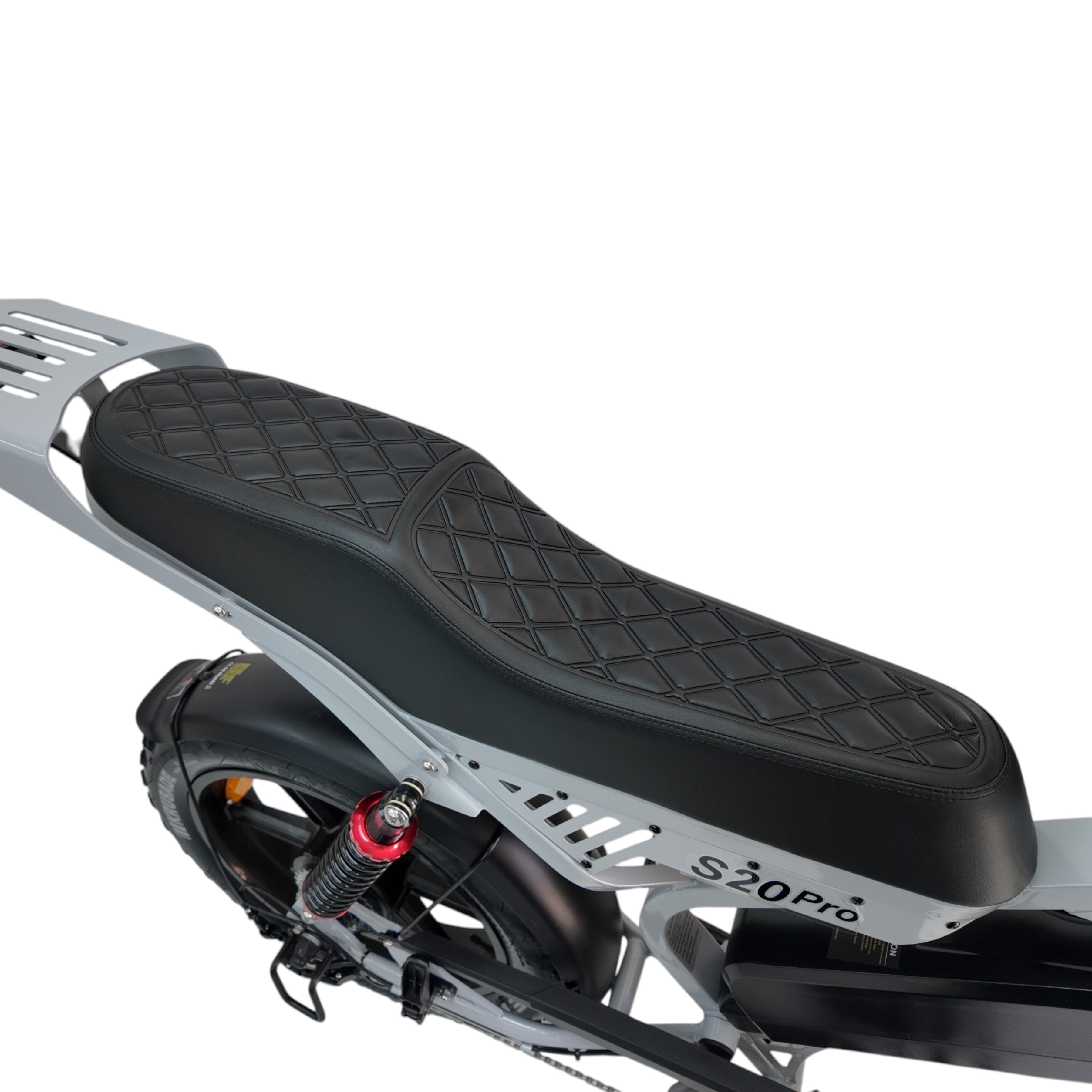 QmWheel S20 Pro Fatbike - Nardo Grijs - Inclusief Accessoires - AE-trading