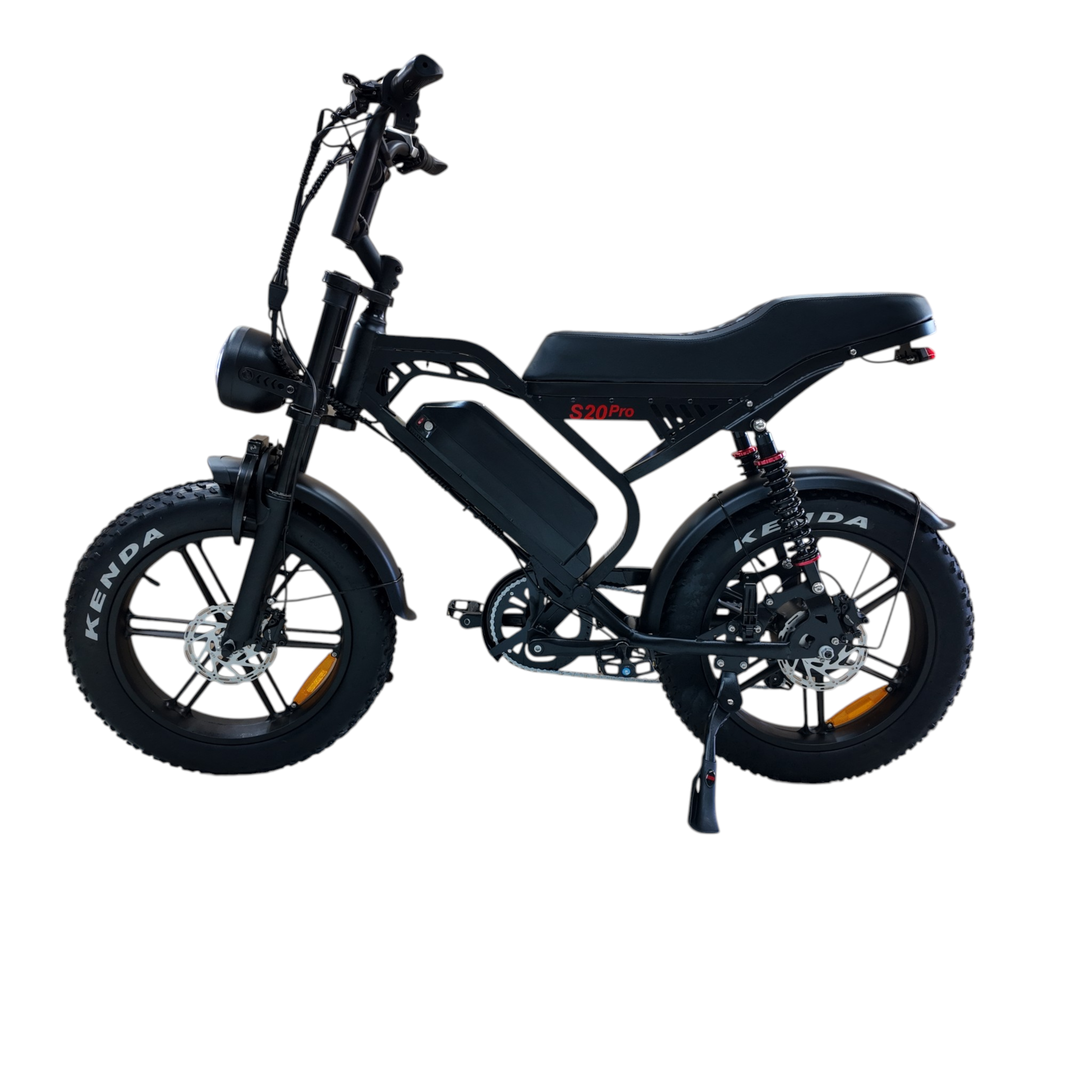 QmWheel S20 Pro – Fatbike – Zwart – Hydraulische Remmen - AE-trading