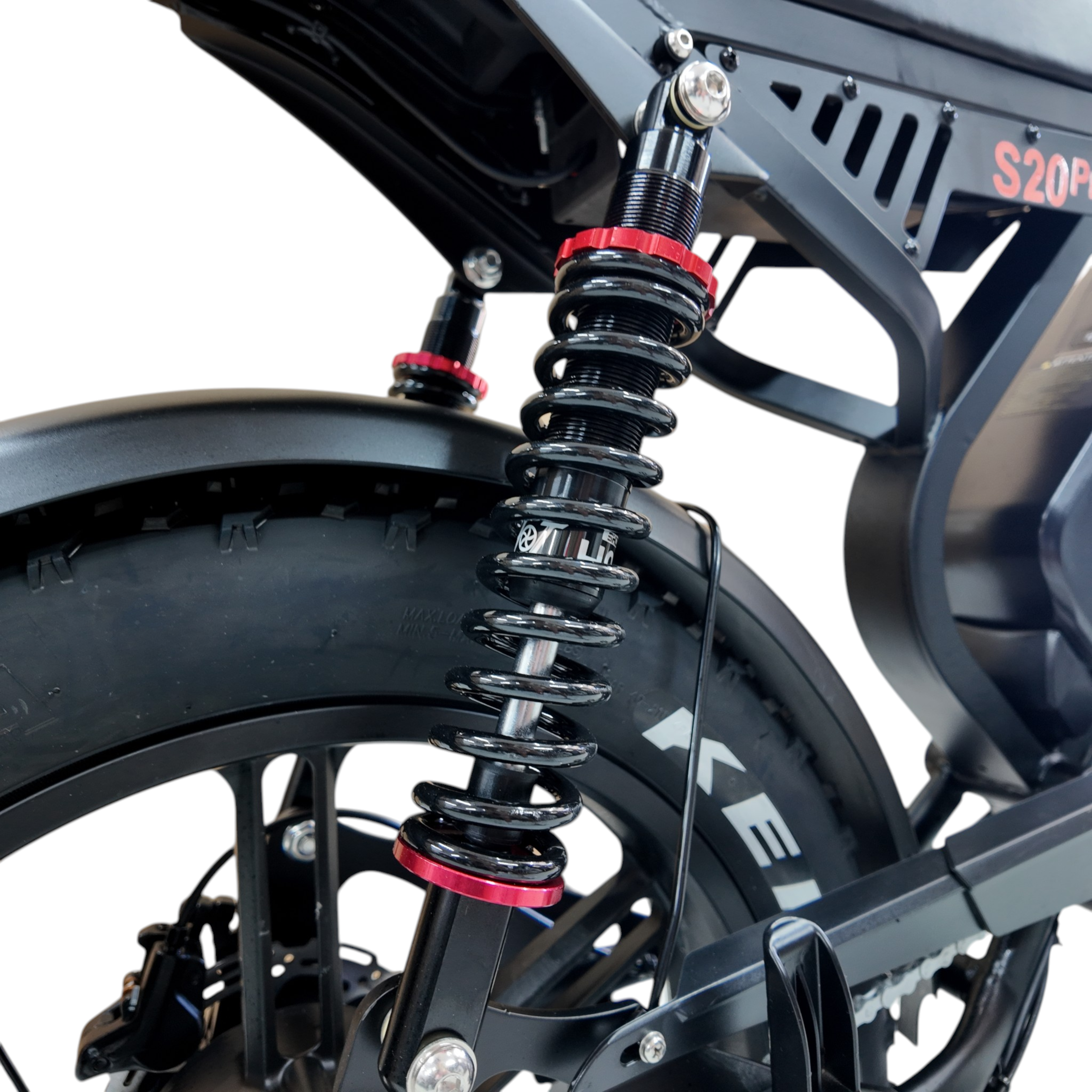 QmWheel S20 Pro – Fatbike – Zwart – Hydraulische Remmen - AE-trading
