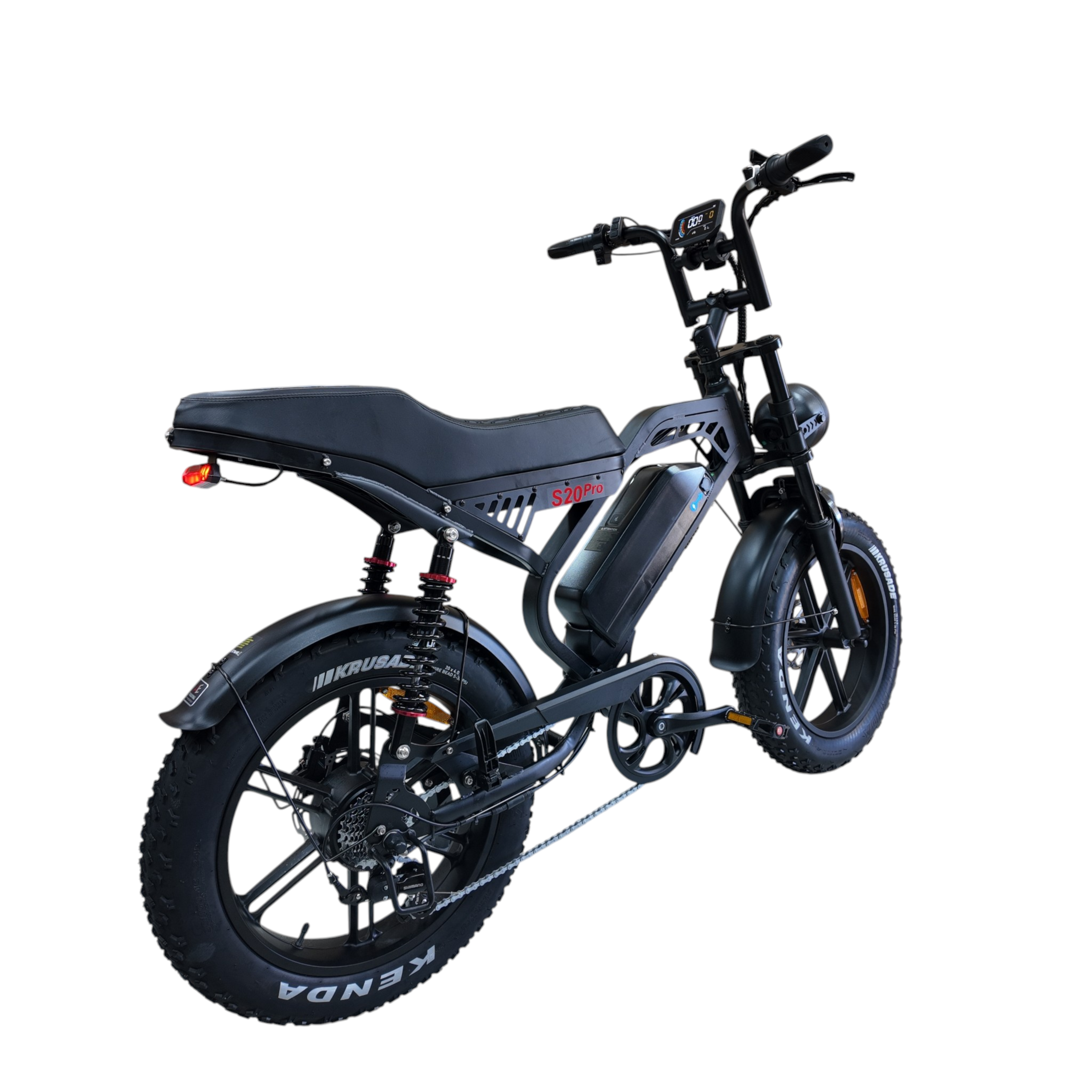 QmWheel S20 Pro – Fatbike – Zwart – Hydraulische Remmen - AE-trading