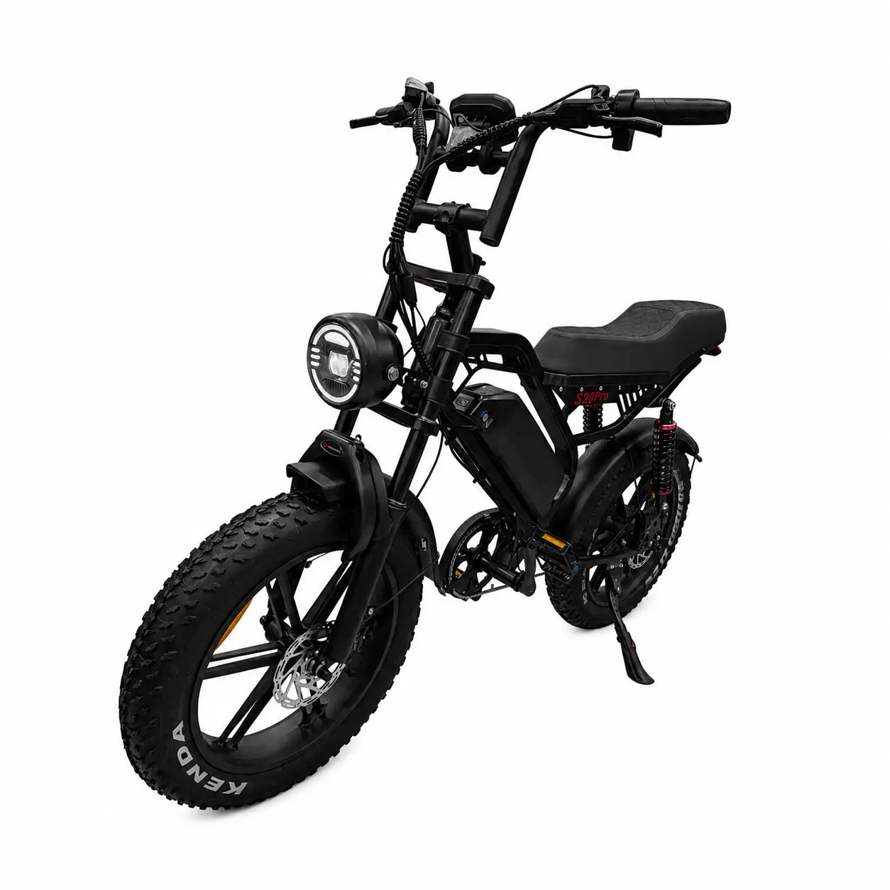 QmWheel S20 Pro – Fatbike – Zwart – Hydraulische Remmen - AE-trading