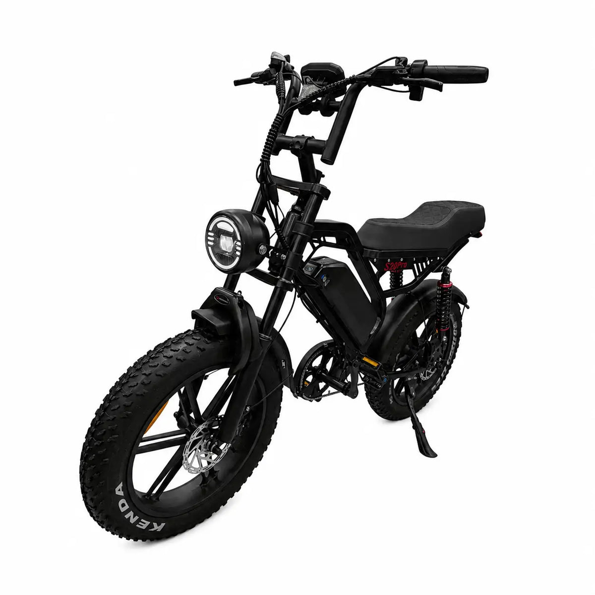 QmWheel S20 Pro – Fatbike – Zwart – Hydraulische Remmen - AE-trading