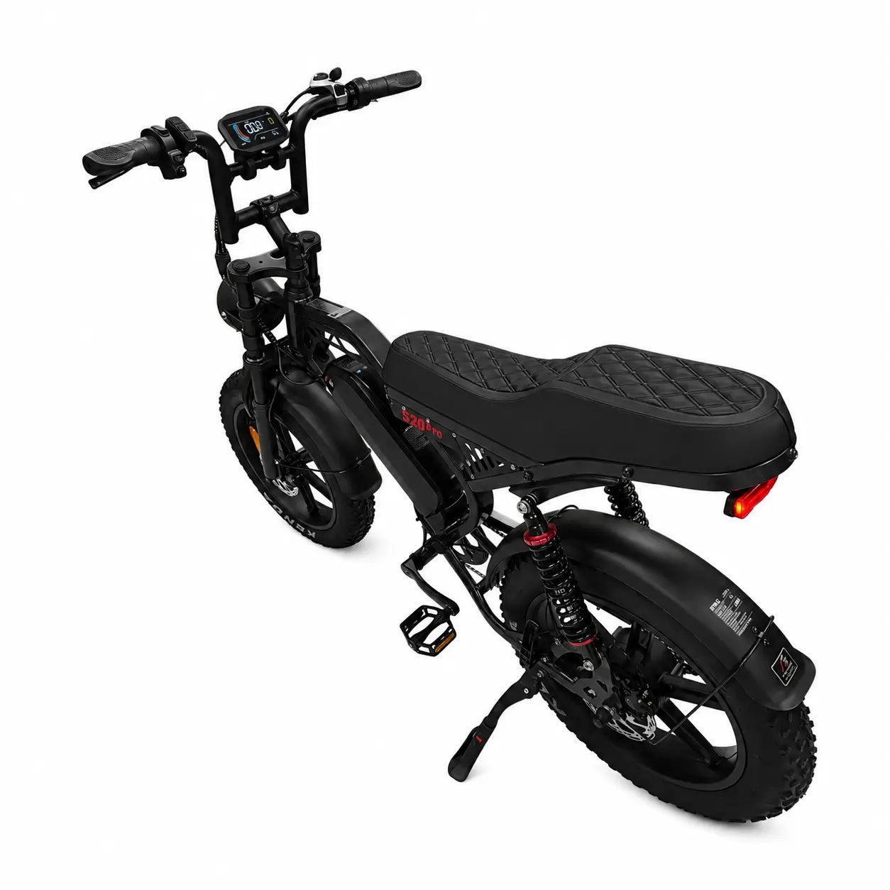 QmWheel S20 Pro – Fatbike – Zwart – Hydraulische Remmen - AE-trading