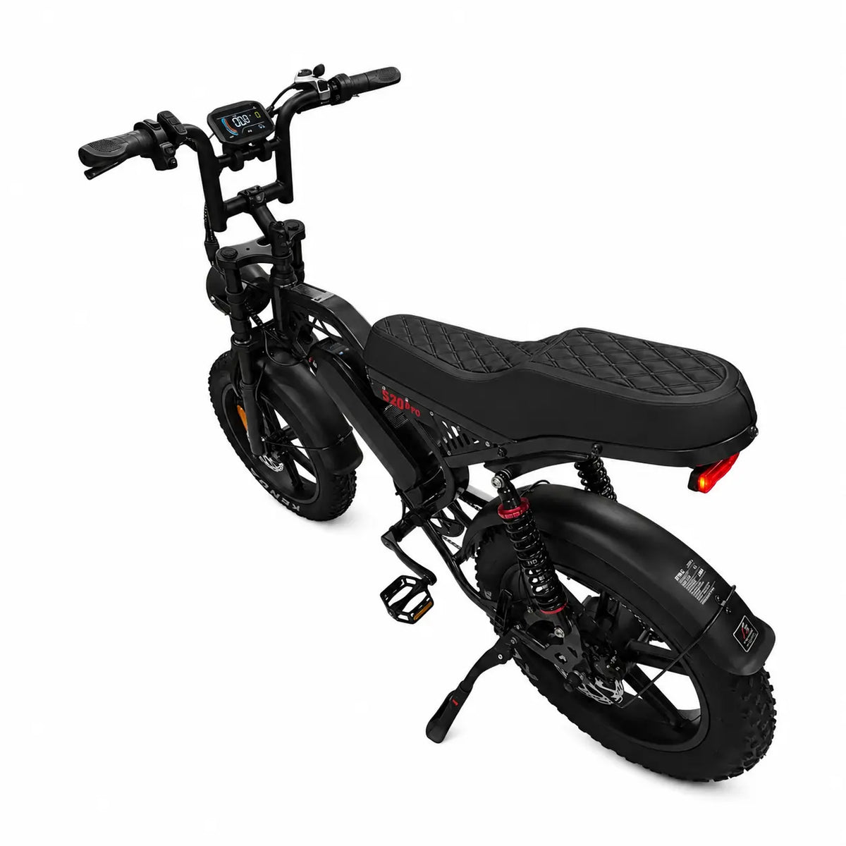 QmWheel S20 Pro – Fatbike – Zwart – Hydraulische Remmen - AE-trading