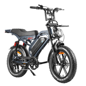 QmWheel S20 Pro Fatbike - Donker Grijs - Inclusief Accessoires - AE-trading