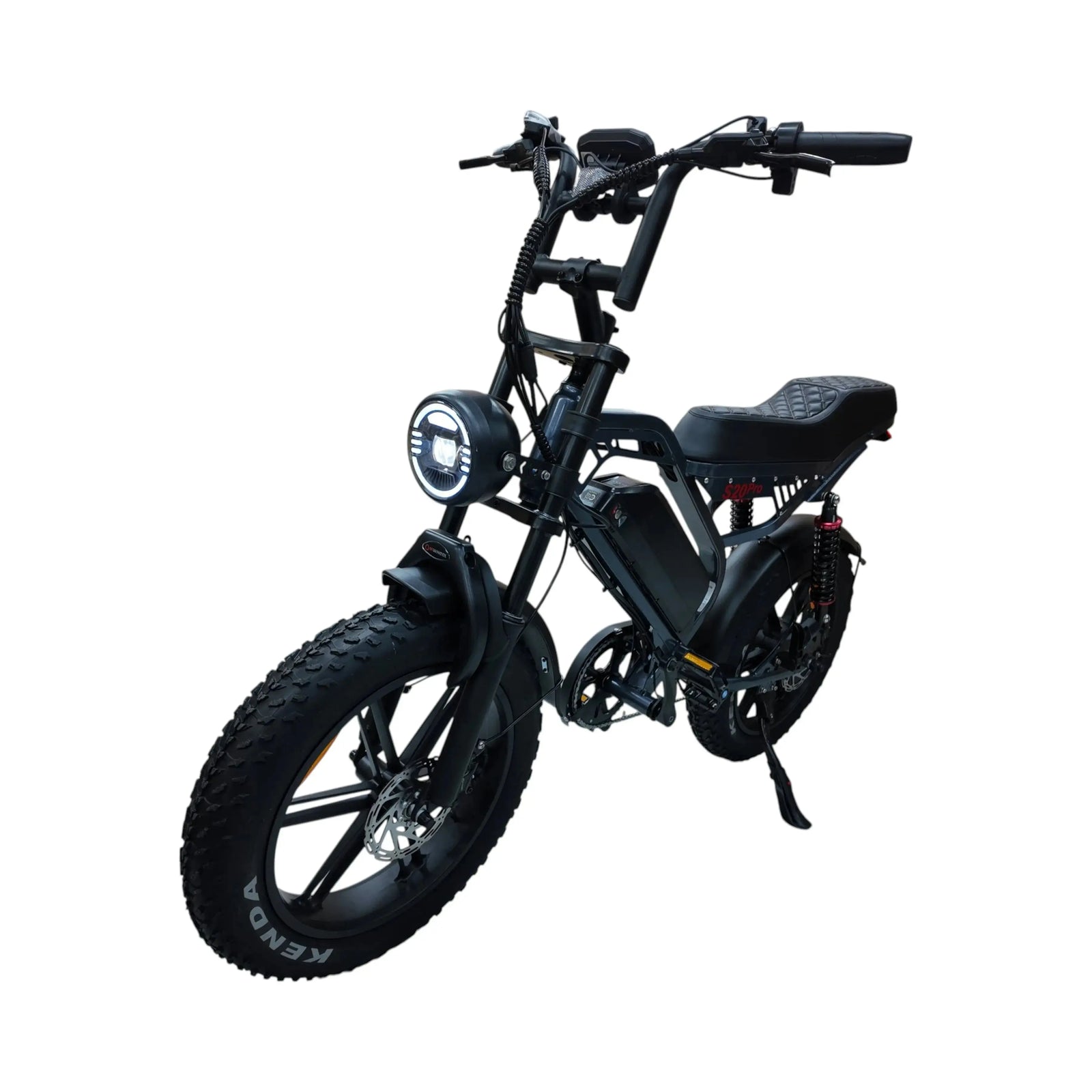 QmWheel S20 Pro – Fatbike – Donker Grijs – Hydraulische Remmen - AE-trading