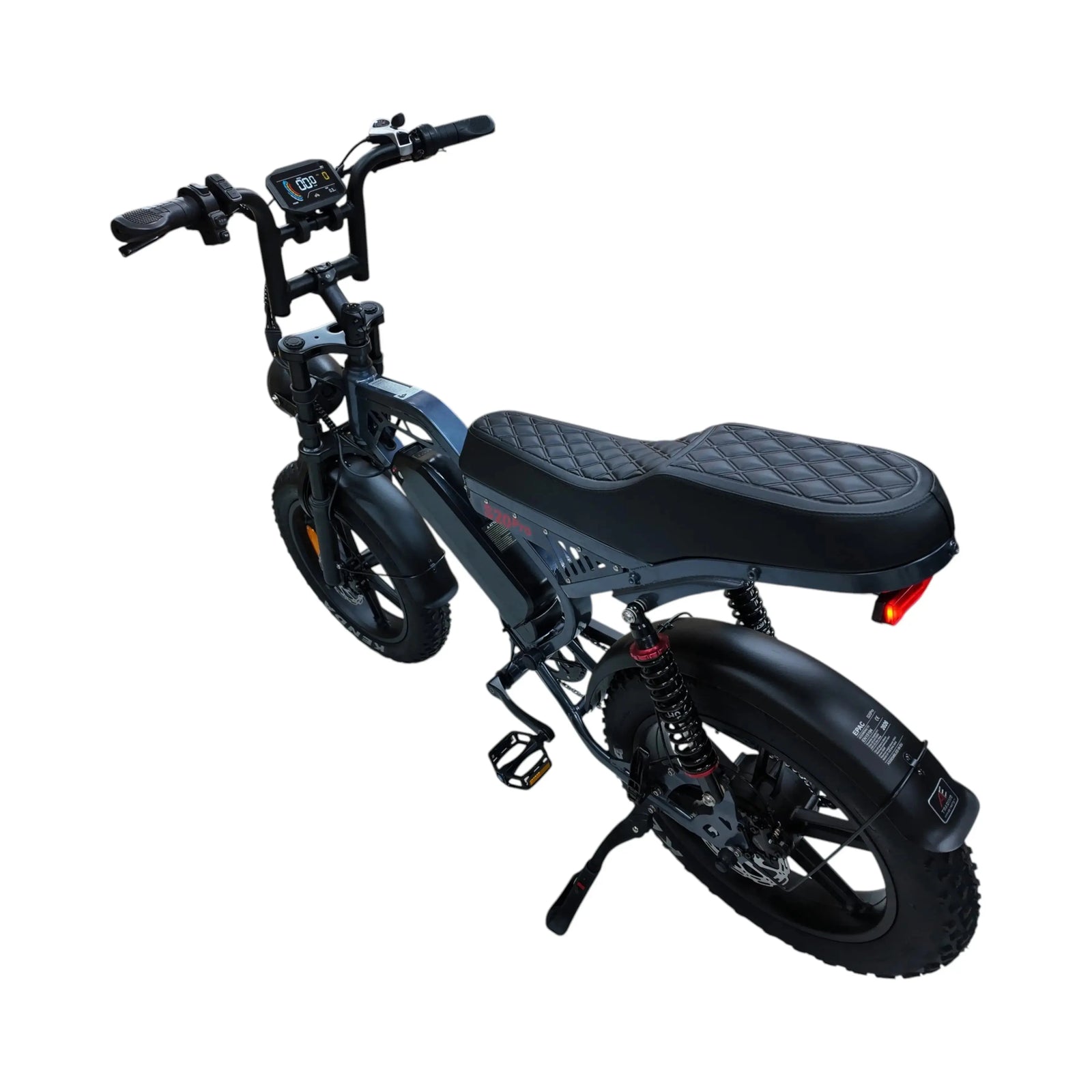 QmWheel S20 Pro – Fatbike – Donker Grijs – Hydraulische Remmen - AE-trading