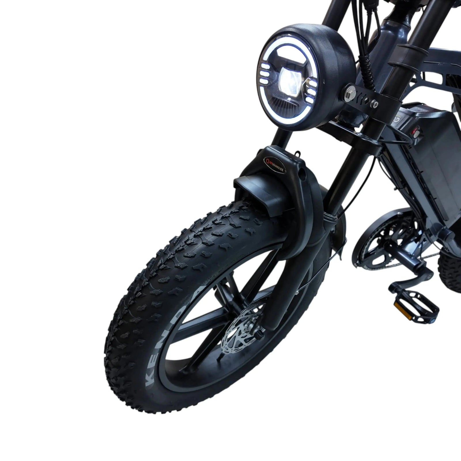 QmWheel S20 Pro – Fatbike – Donker Grijs – Hydraulische Remmen - AE-trading