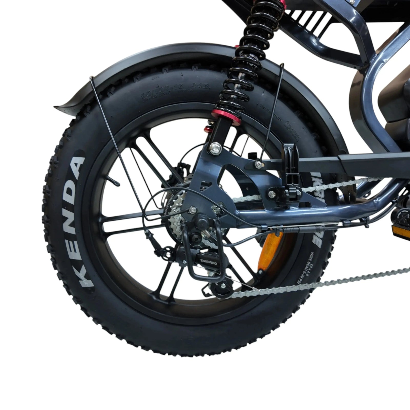 QmWheel S20 Pro – Fatbike – Donker Grijs – Hydraulische Remmen - AE-trading