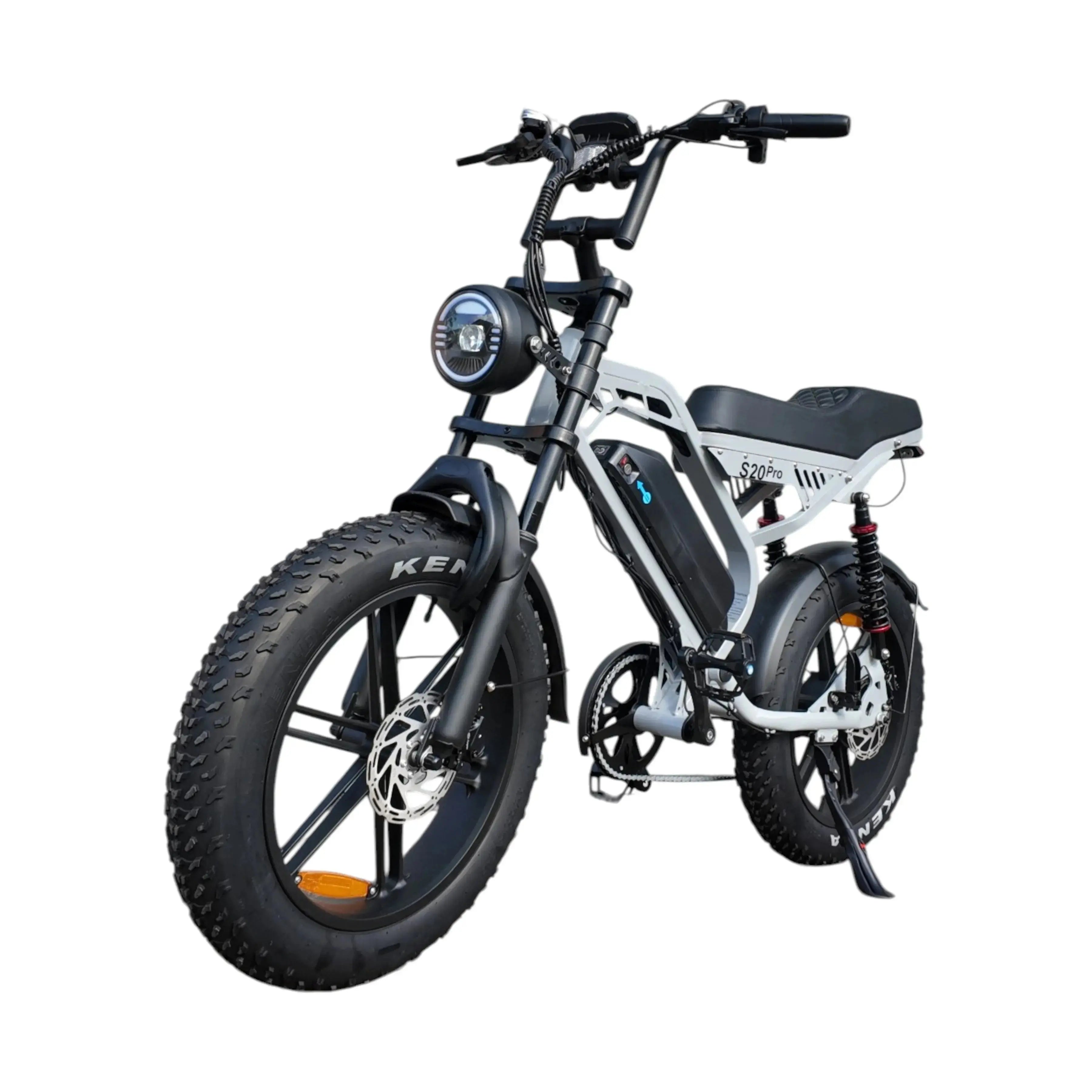 QmWheel S20 Pro Fatbike - Nardo Grijs - AE-trading