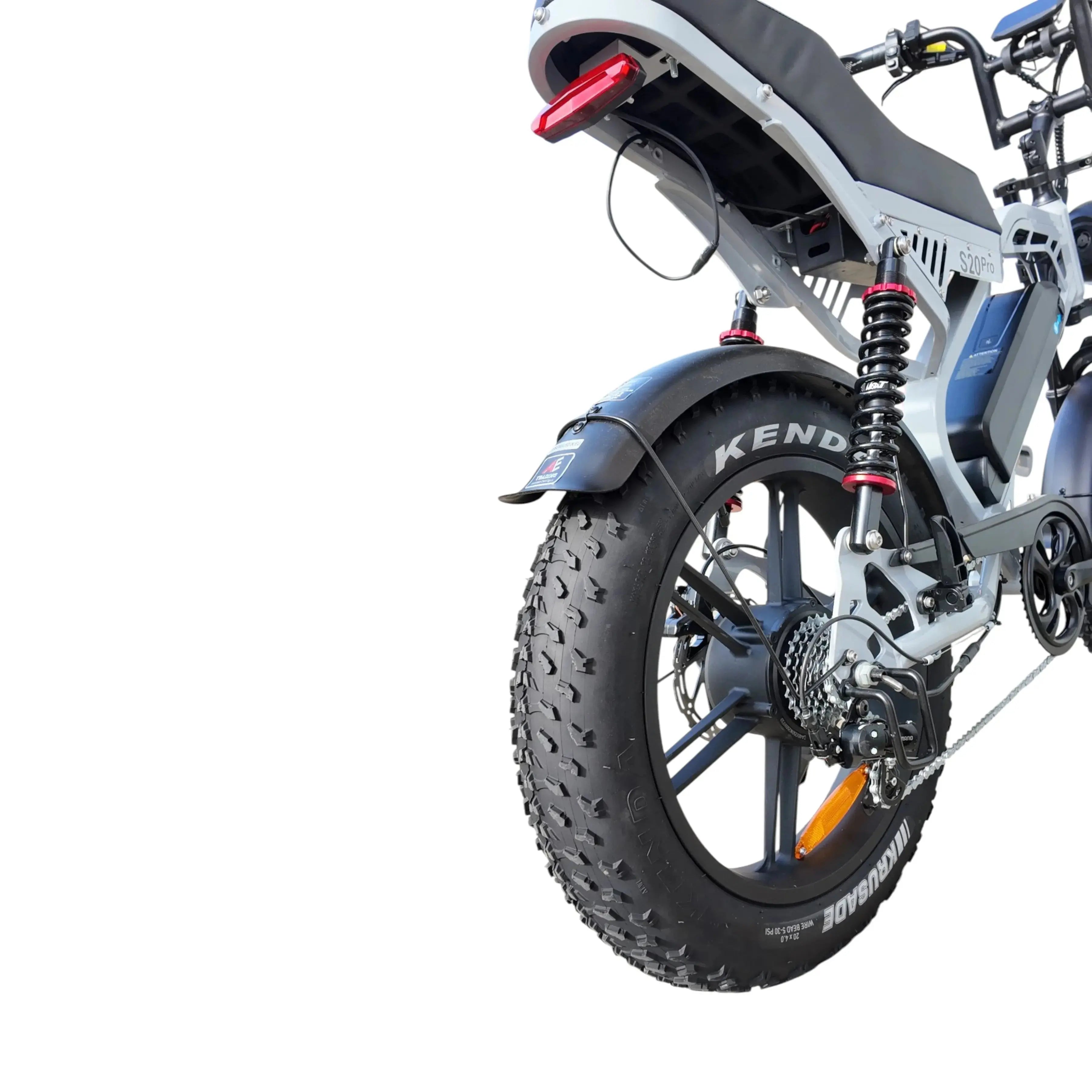 QmWheel S20 Pro Fatbike - Nardo Grijs - AE-trading