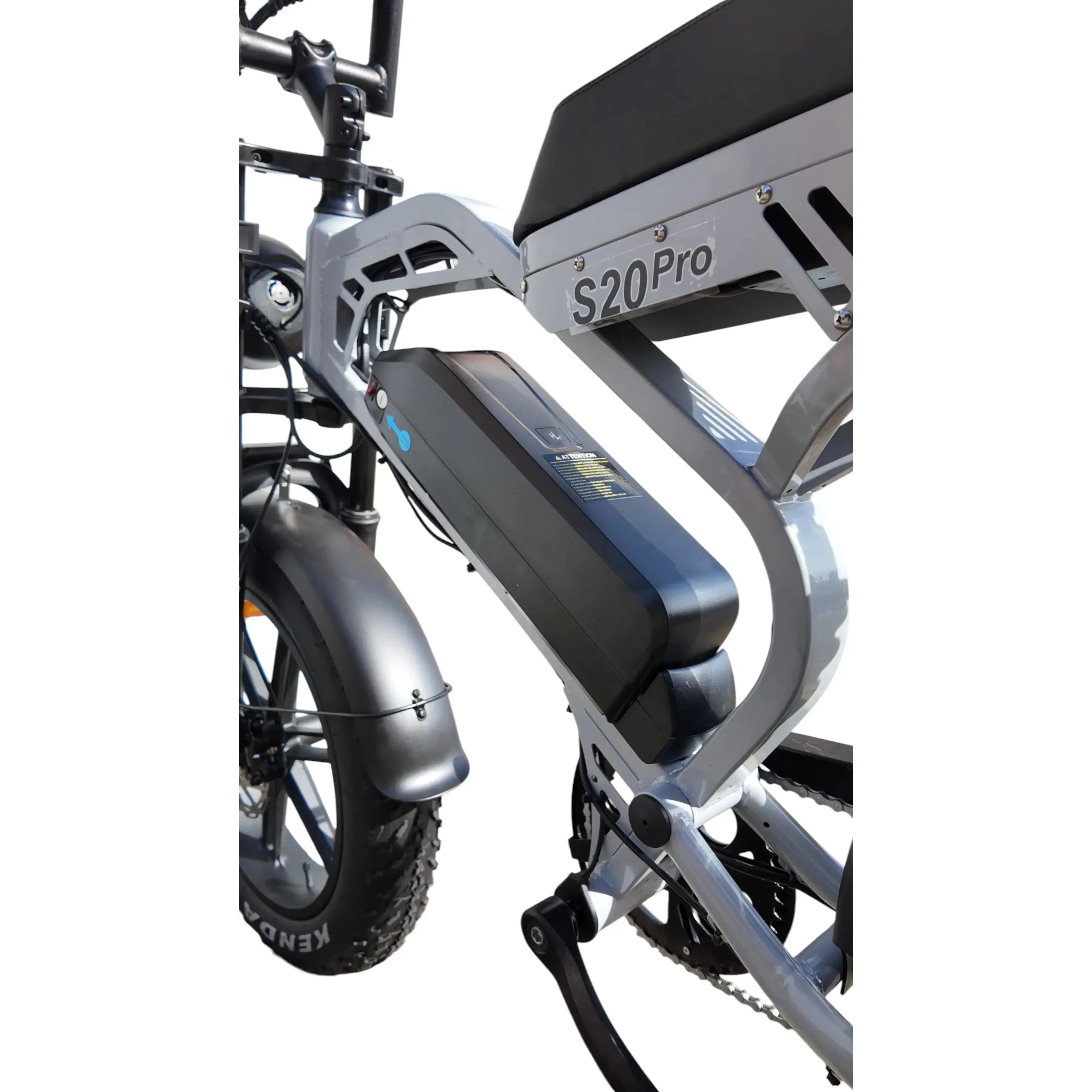 QmWheel S20 Pro Fatbike - Nardo Grijs - AE-trading