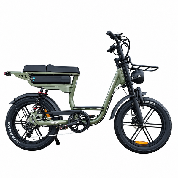 QmWheel V20 Comfort Fatbike – Groen – 2026