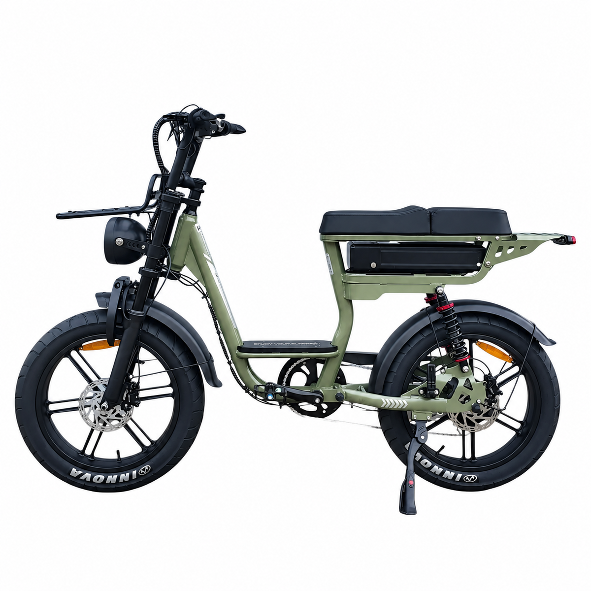 QmWheel V20 Comfort Fatbike – Groen – 2026 - AE-trading