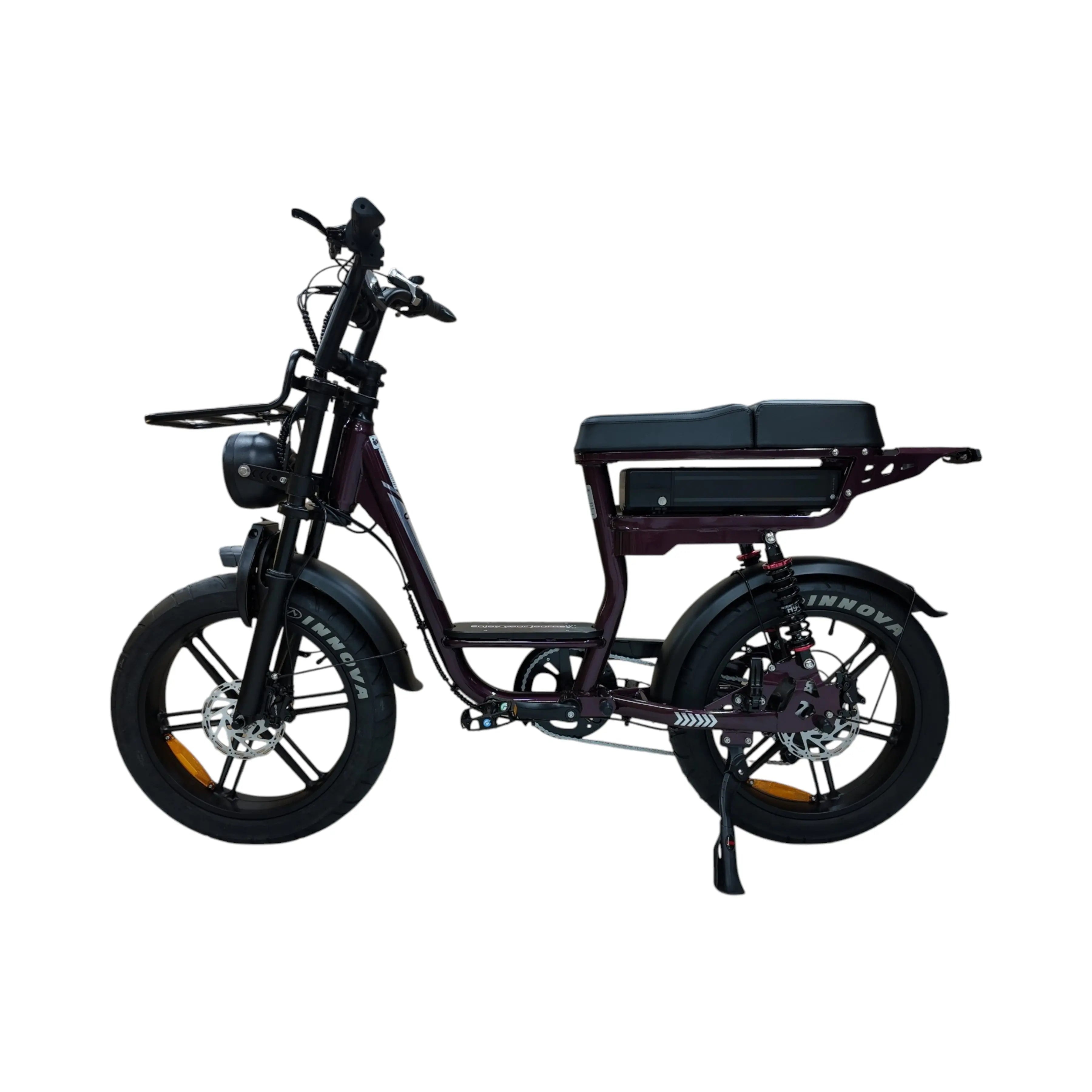 QmWheel V20 Comfort Fatbike – Paars – 2026