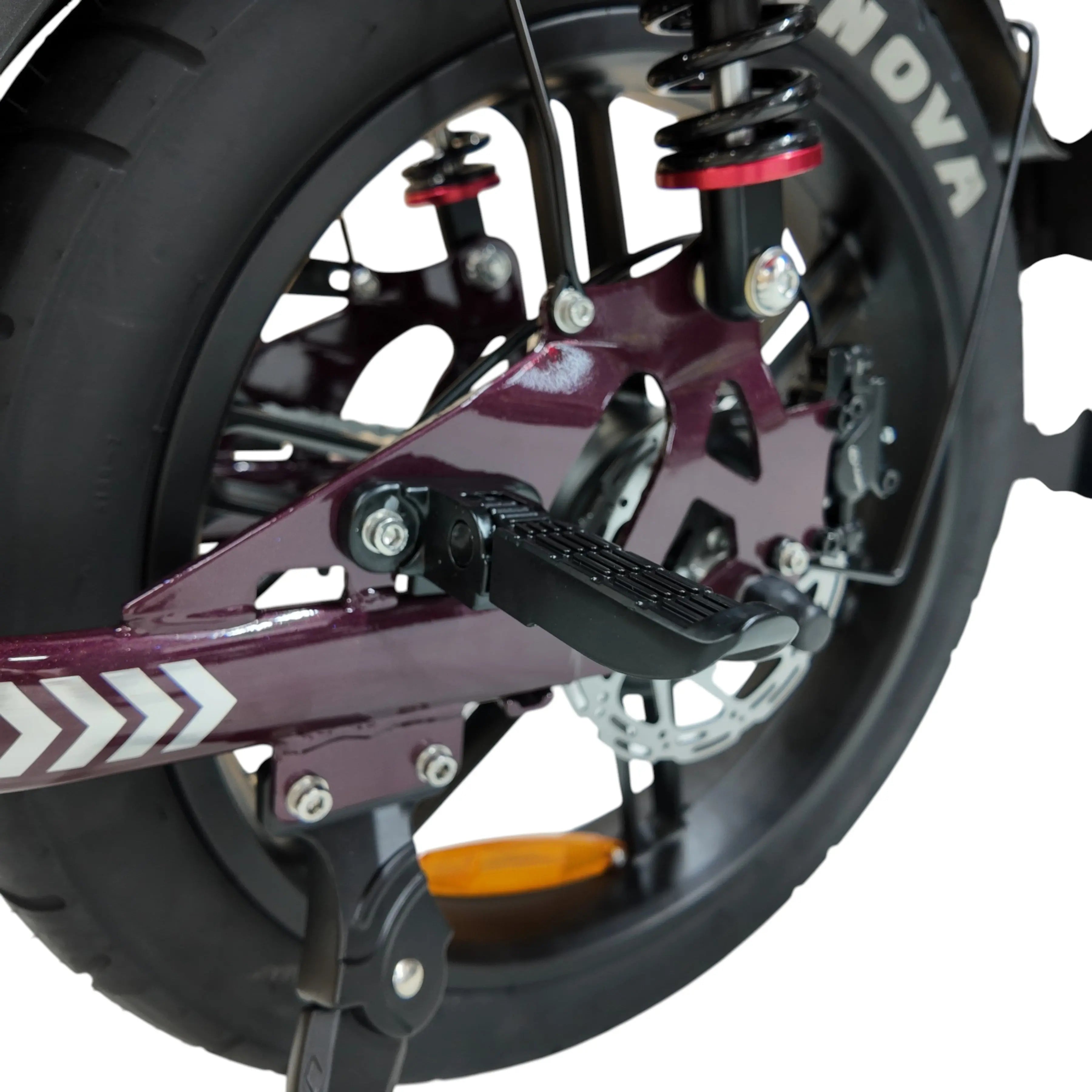 QmWheel V20 Comfort Fatbike – Paars – 2026 - AE-trading