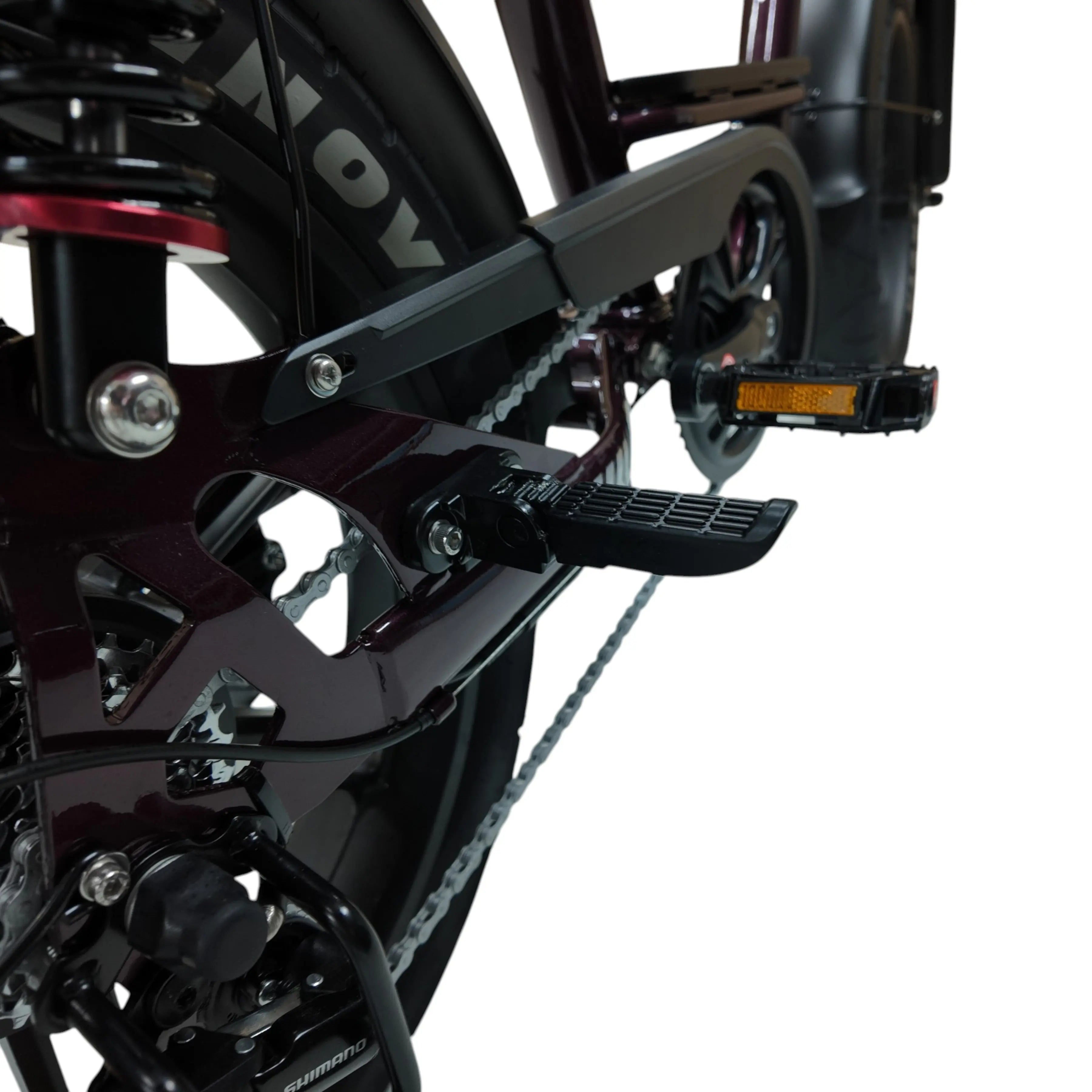 QmWheel V20 Comfort Fatbike – Paars – 2026 - AE-trading