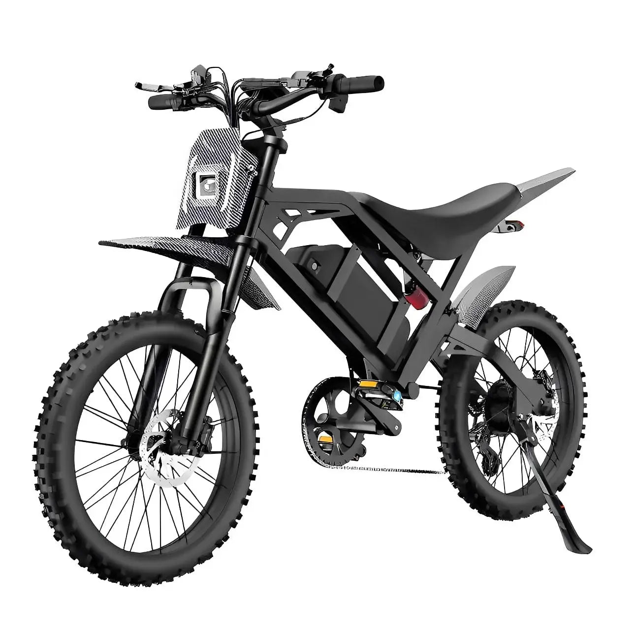 QmWheel V20 Cross Fatbike - Zwart - Skinnybike - AE-trading
