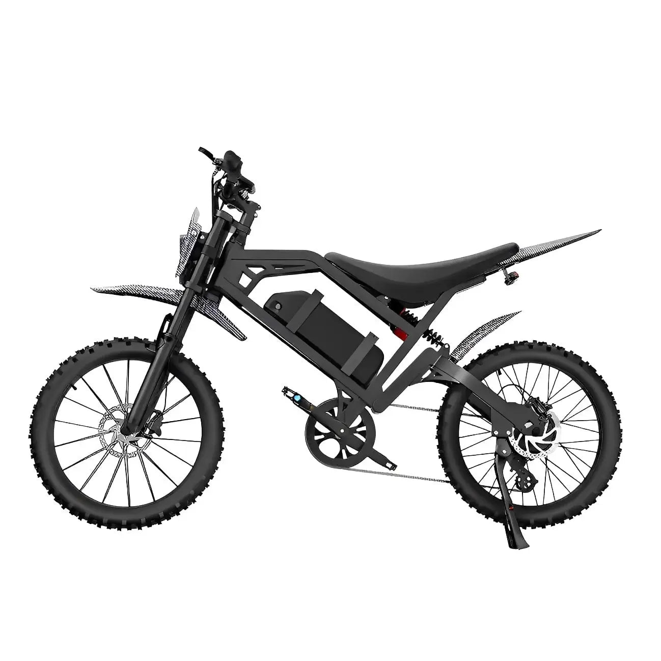 QmWheel V20 Cross Fatbike - Zwart - Skinnybike - AE-trading