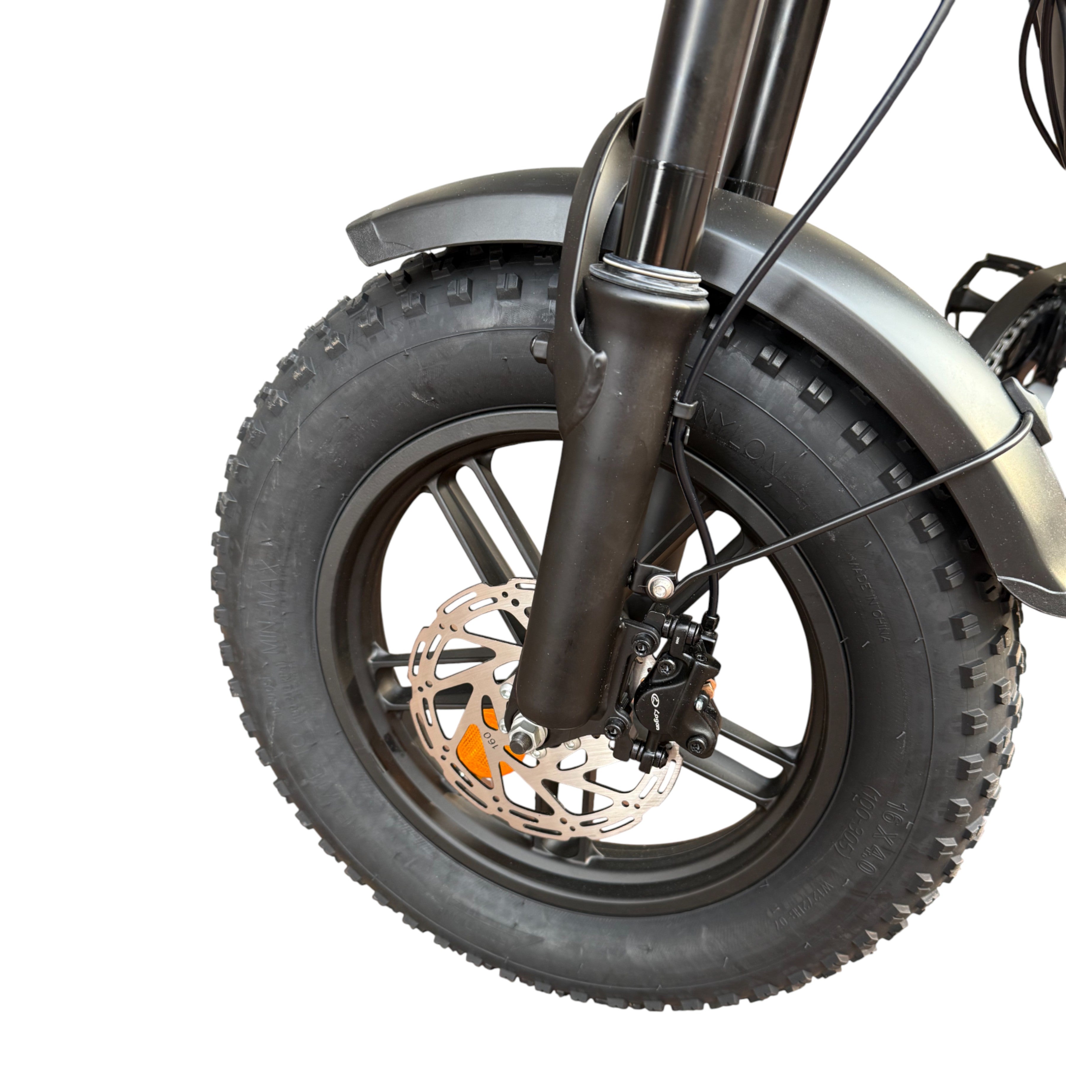 QmWheel V20 Mini Fatbike Grijs Nardo - AE-trading