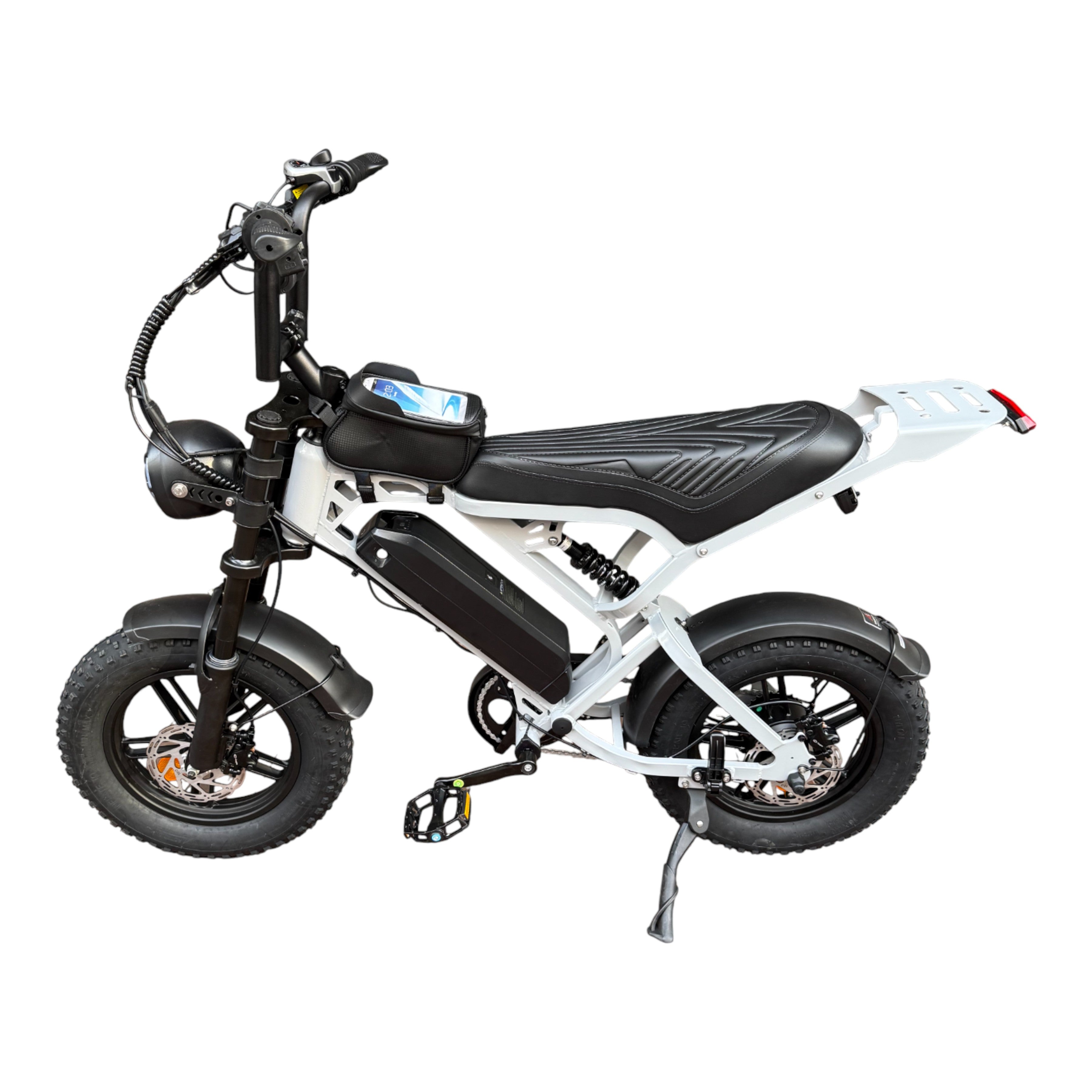 QmWheel V20 Mini Fatbike Grijs Nardo - AE-trading