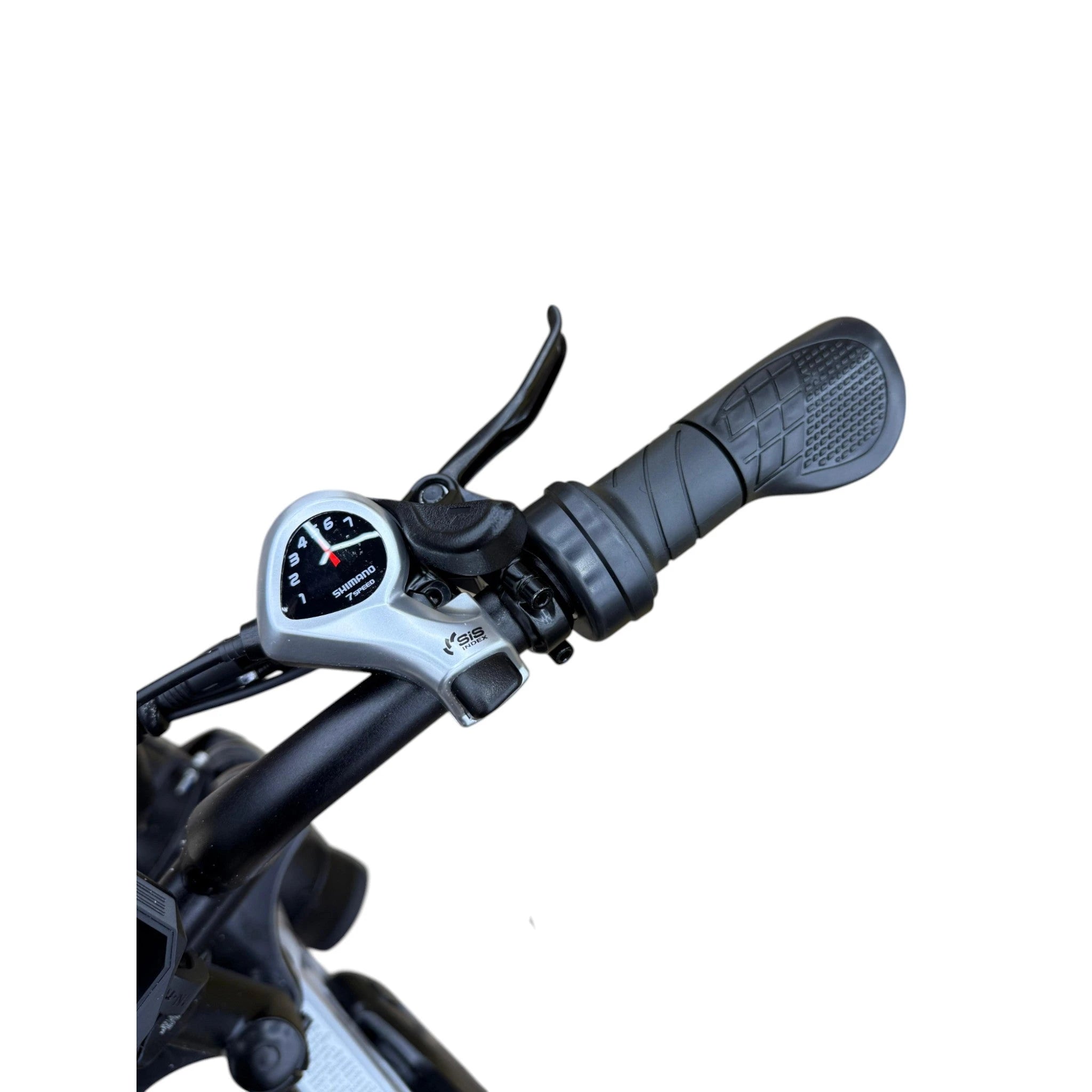 QmWheel V20 Mini Fatbike - Kinderfatbike - Grijs - 16x4 inch - 150 kg Draagvermogen - Accu 36V (13Ah) - 250W Motor - Shimano 7 Versnellingen - Hydraulische Schijfremmen - AE-trading