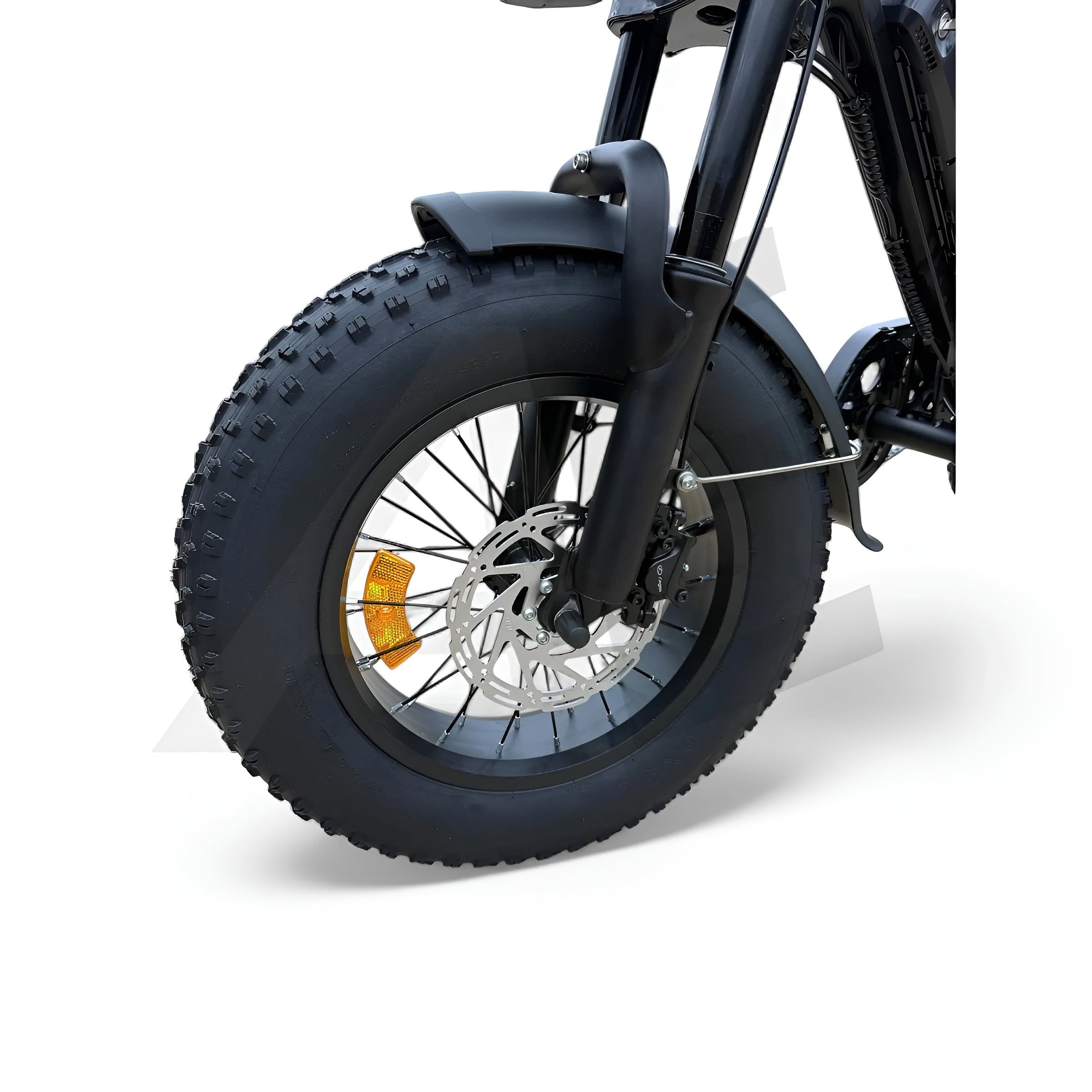 QmWheel V20 Mini Fatbike Kinderfatbike met Hydraulische Remmen - Zwart - AE-trading