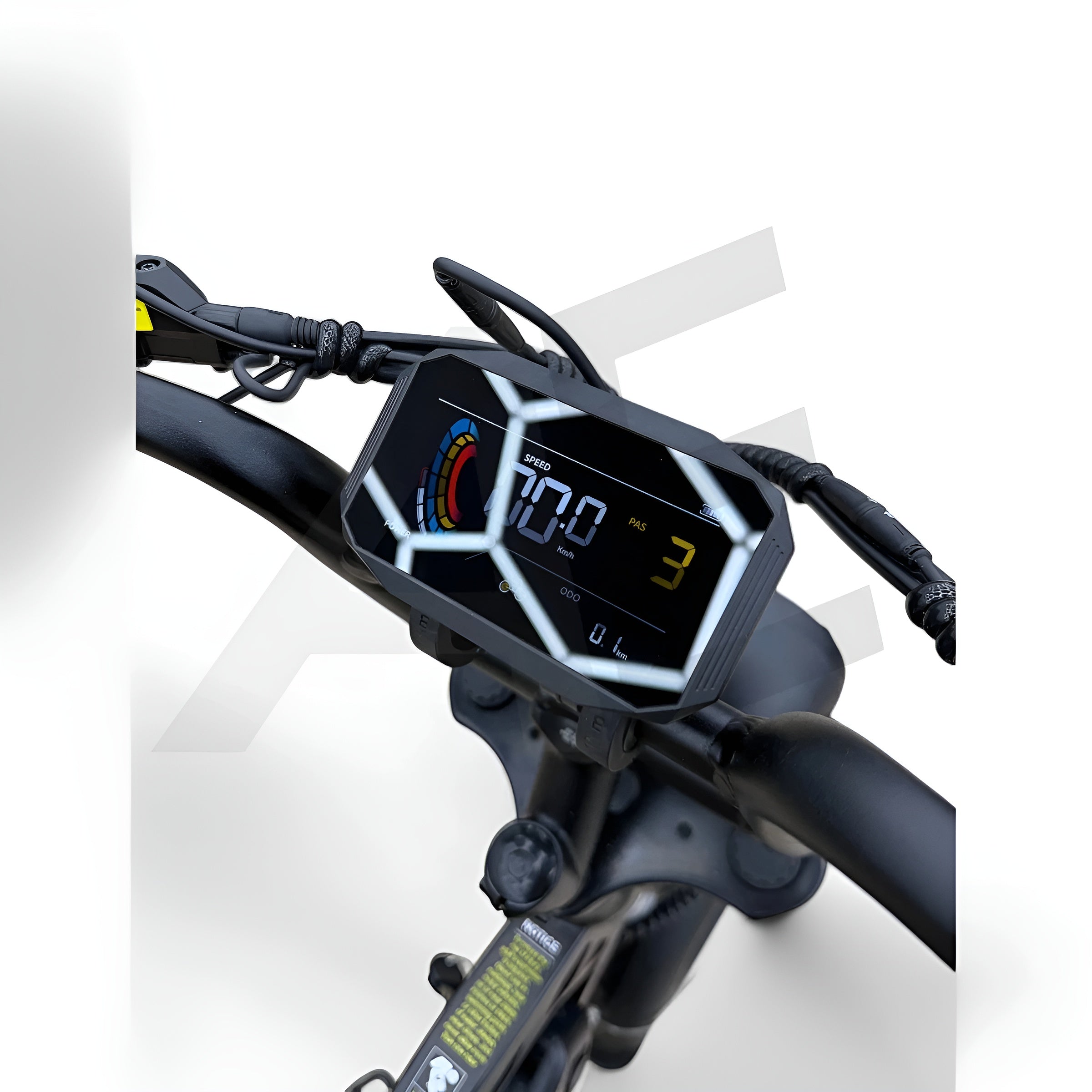 QmWheel V20 Mini Fatbike Kinderfatbike met Hydraulische Remmen - Zwart - AE-trading