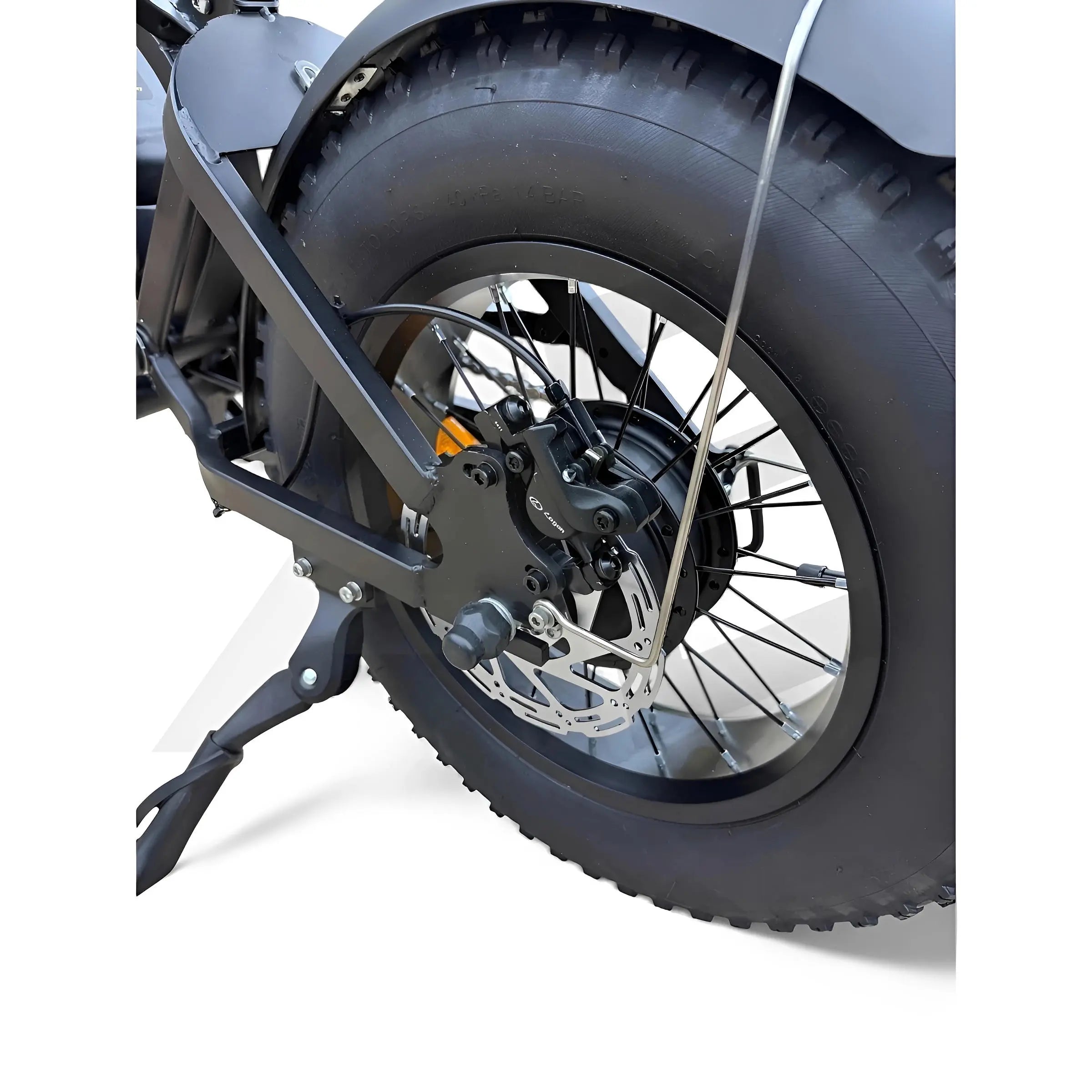 QmWheel V20 Mini Fatbike Kinderfatbike met Hydraulische Remmen - Zwart - AE-trading