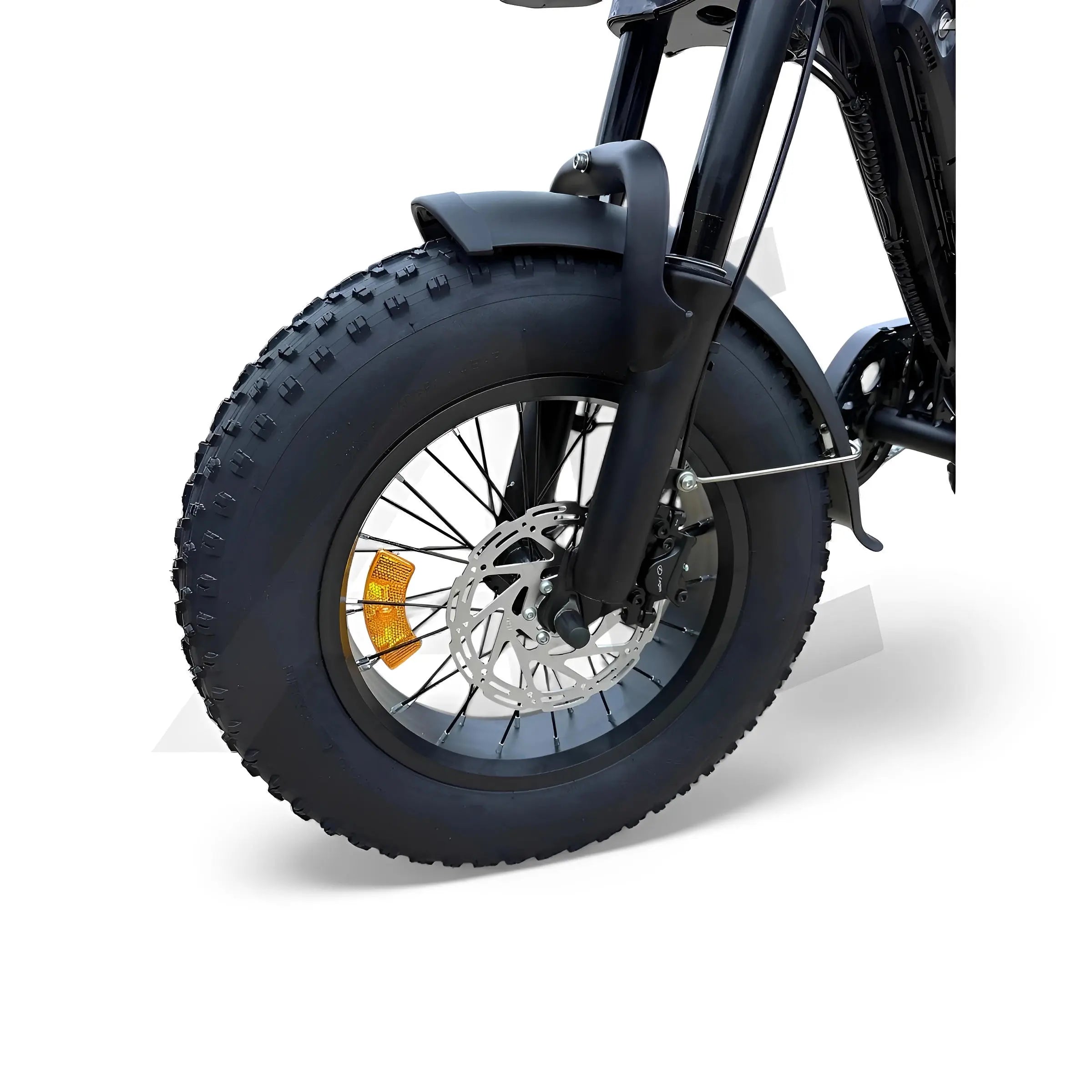 QmWheel V20 Mini Fatbike Kinderfatbike met Hydraulische Remmen - Zwart - AE-trading