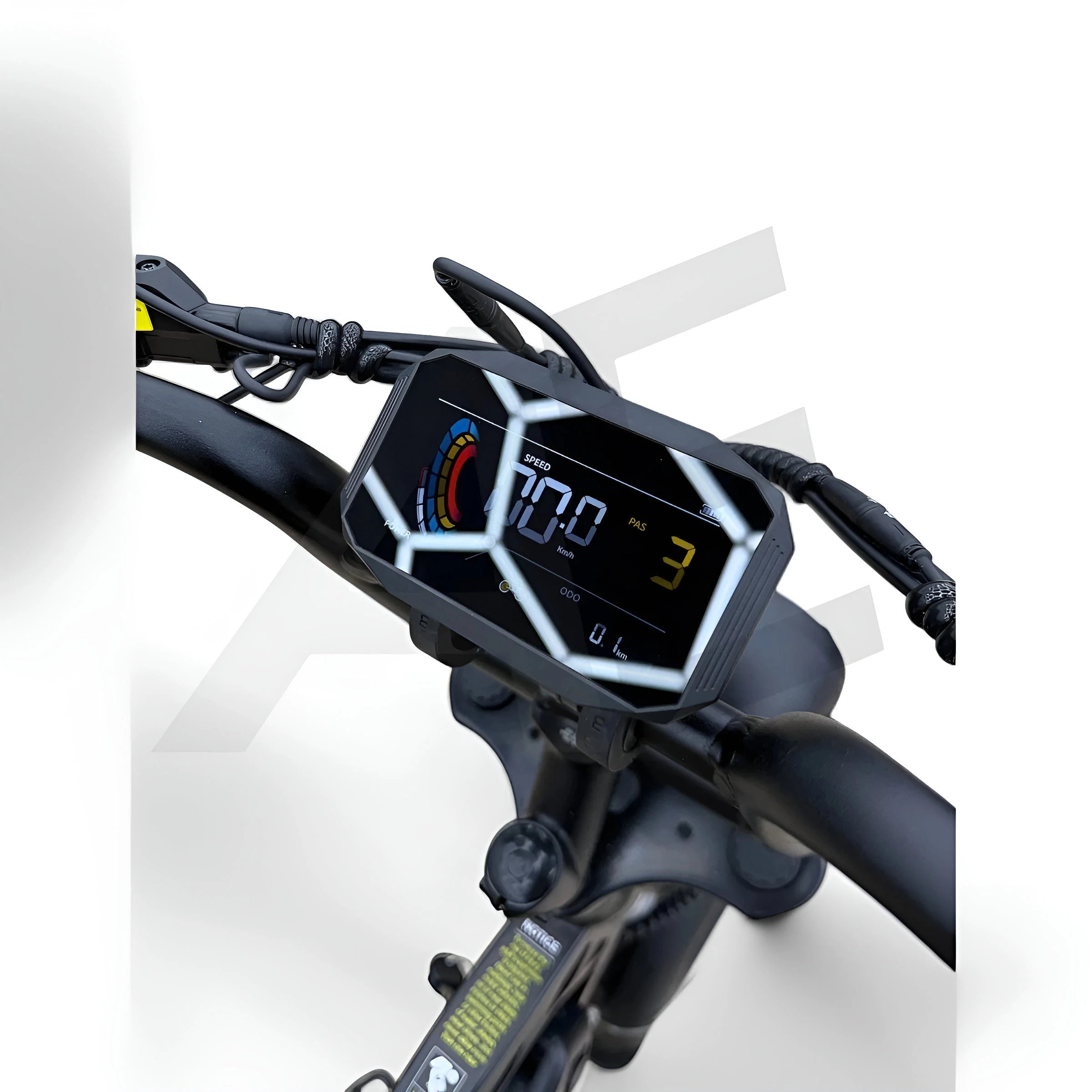 QmWheel V20 Mini Fatbike Kinderfatbike met Hydraulische Remmen - Zwart - AE-trading