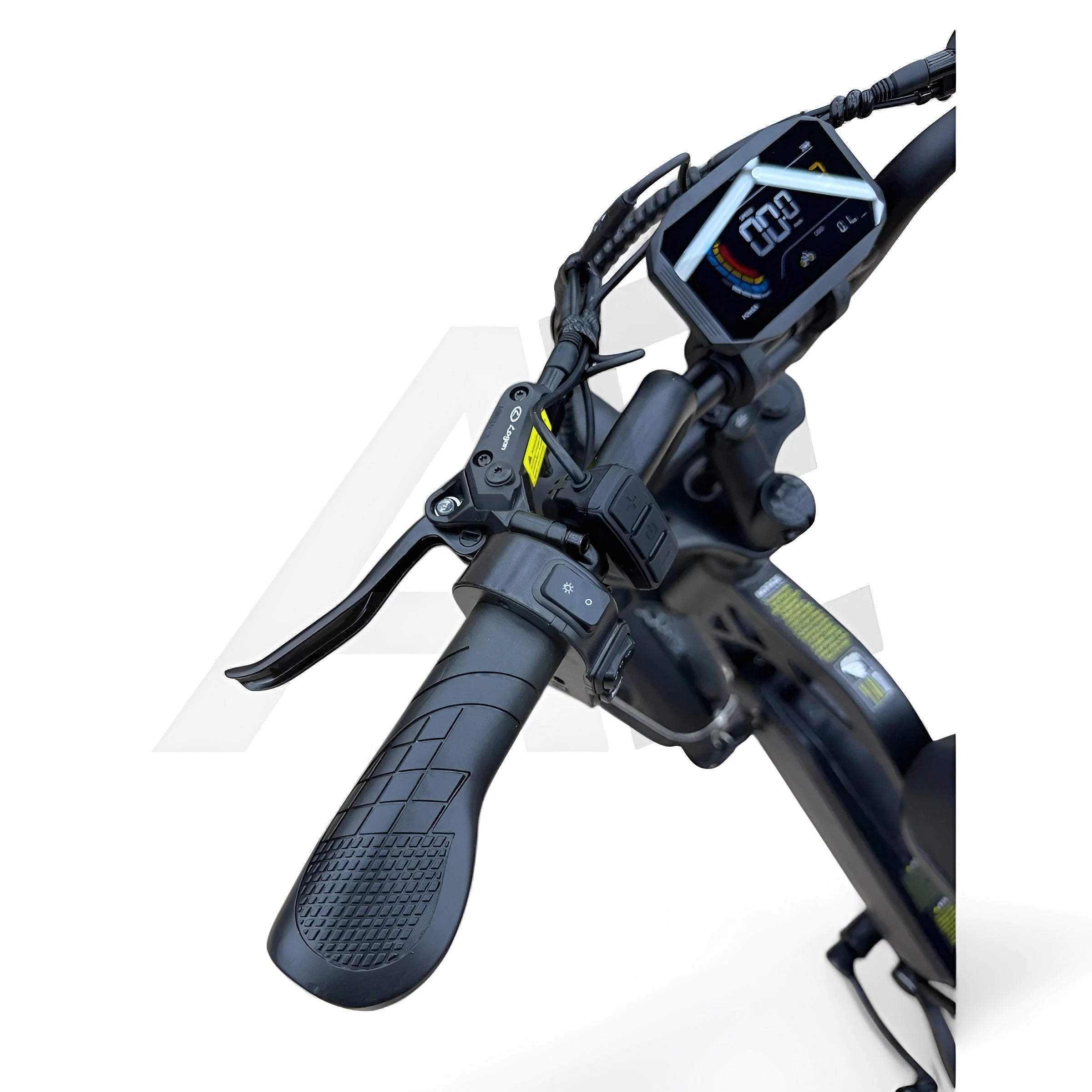 QmWheel V20 Mini Fatbike Kinderfatbike met Hydraulische Remmen - Zwart - AE-trading