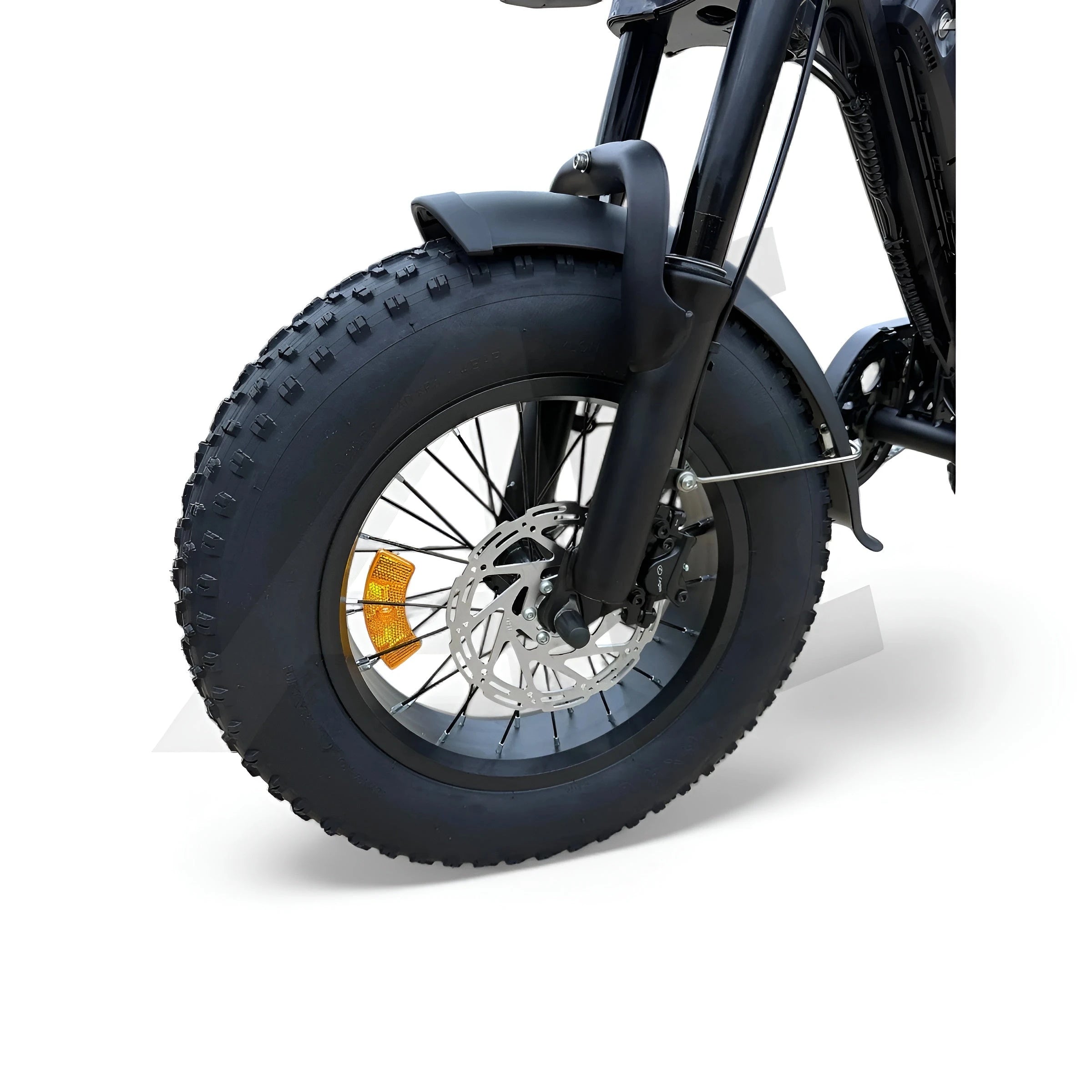 QmWheel V20 Mini Fatbike Kinderfatbike met Hydraulische Remmen - Zwart - AE-trading